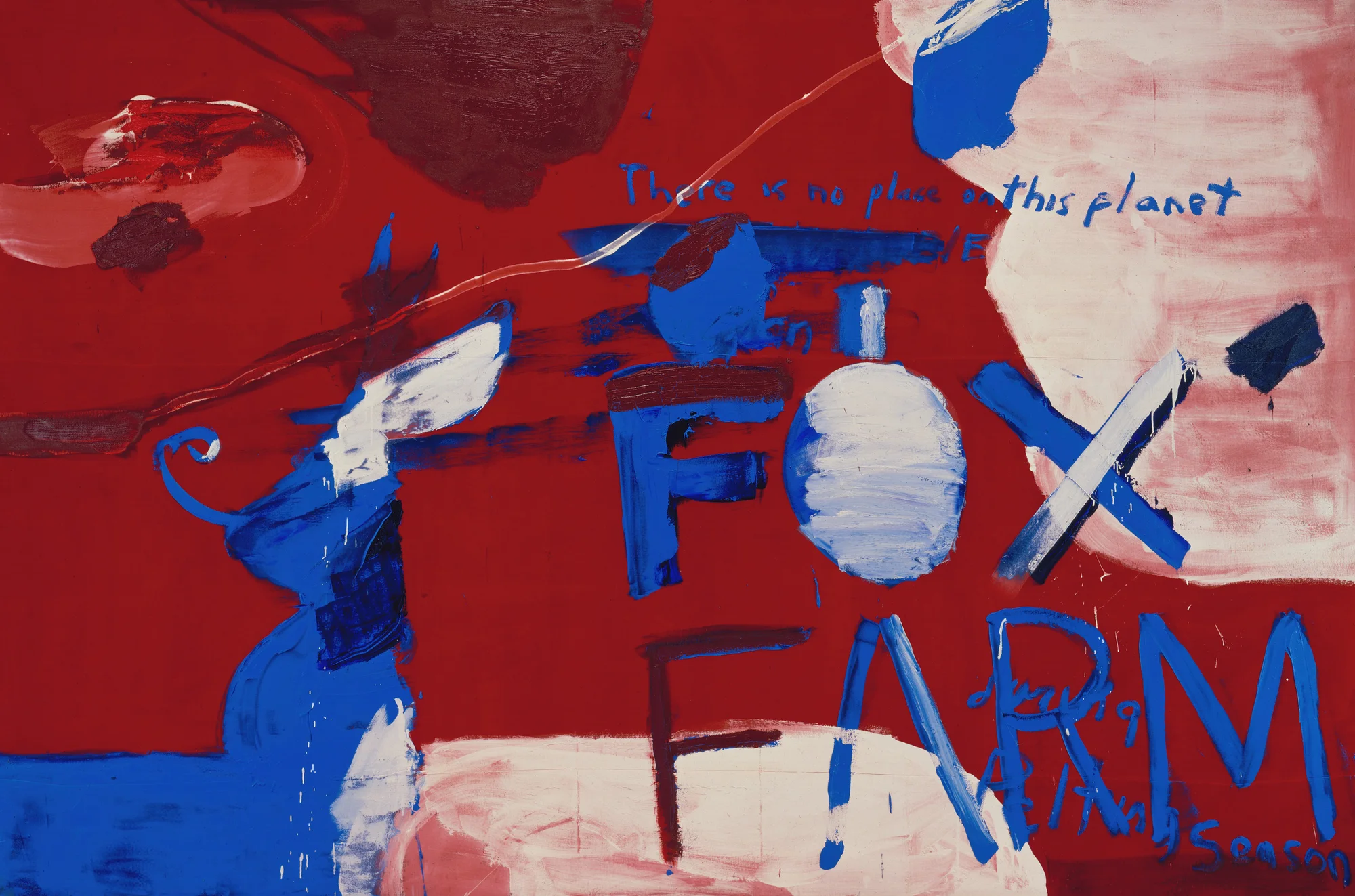 Julian Schnabel, "Fox Farm Painting IX," 1989 © Julian Schnabel