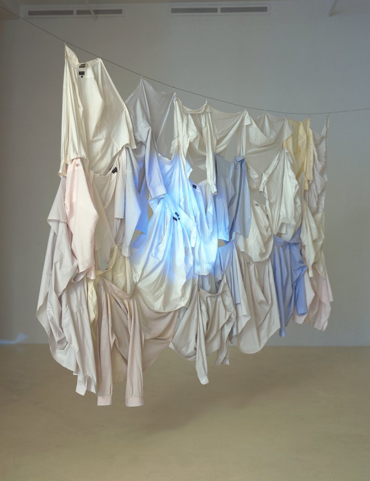 Robert Whitman — Untitled (shirts and clouds)