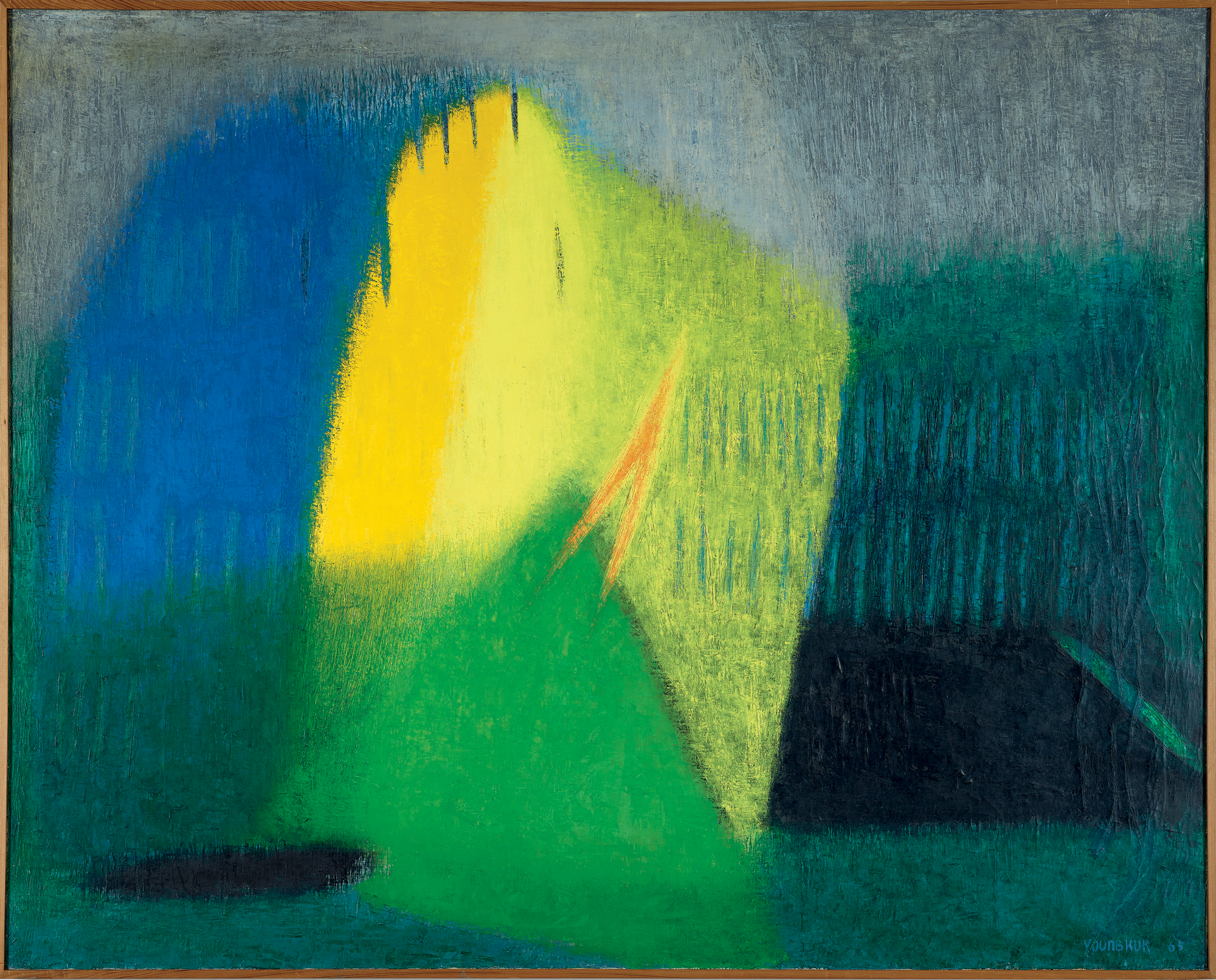 3. work 1965 oil on canvas 130x162cm