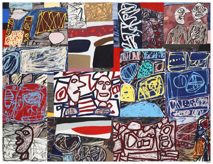 Jean Dubuffet — Fête villageoise