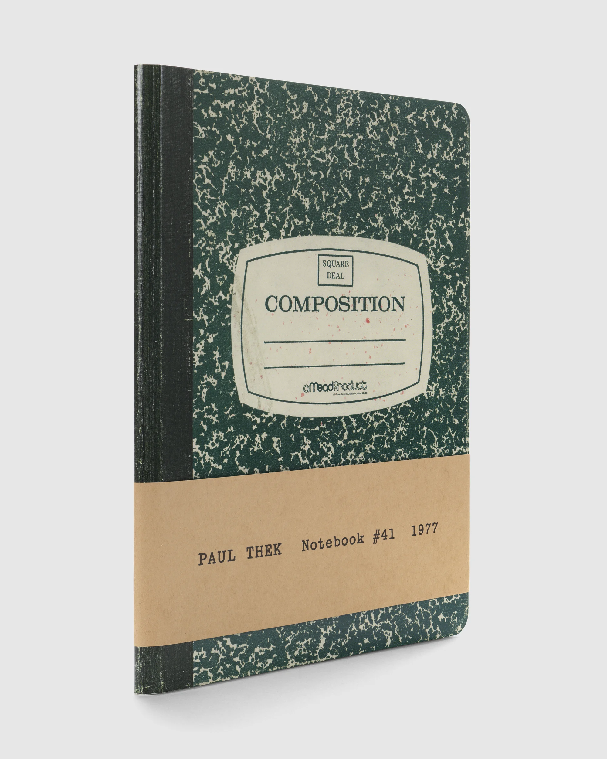 Cover of Notebook #41, 1977 by Paul Thek