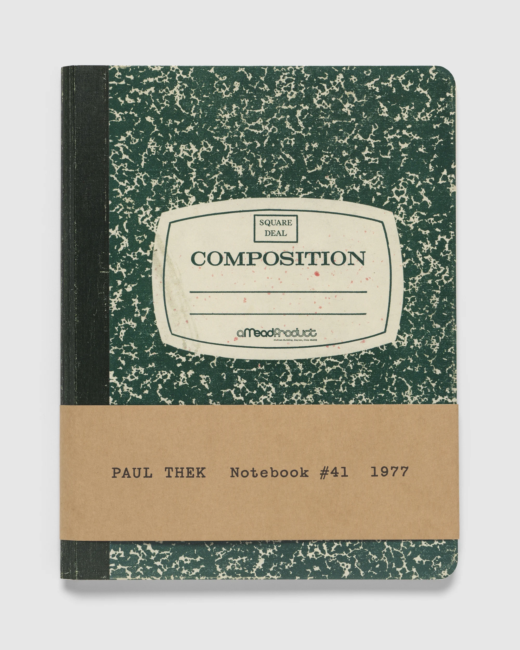 Cover of Notebook #41, 1977 by Paul Thek