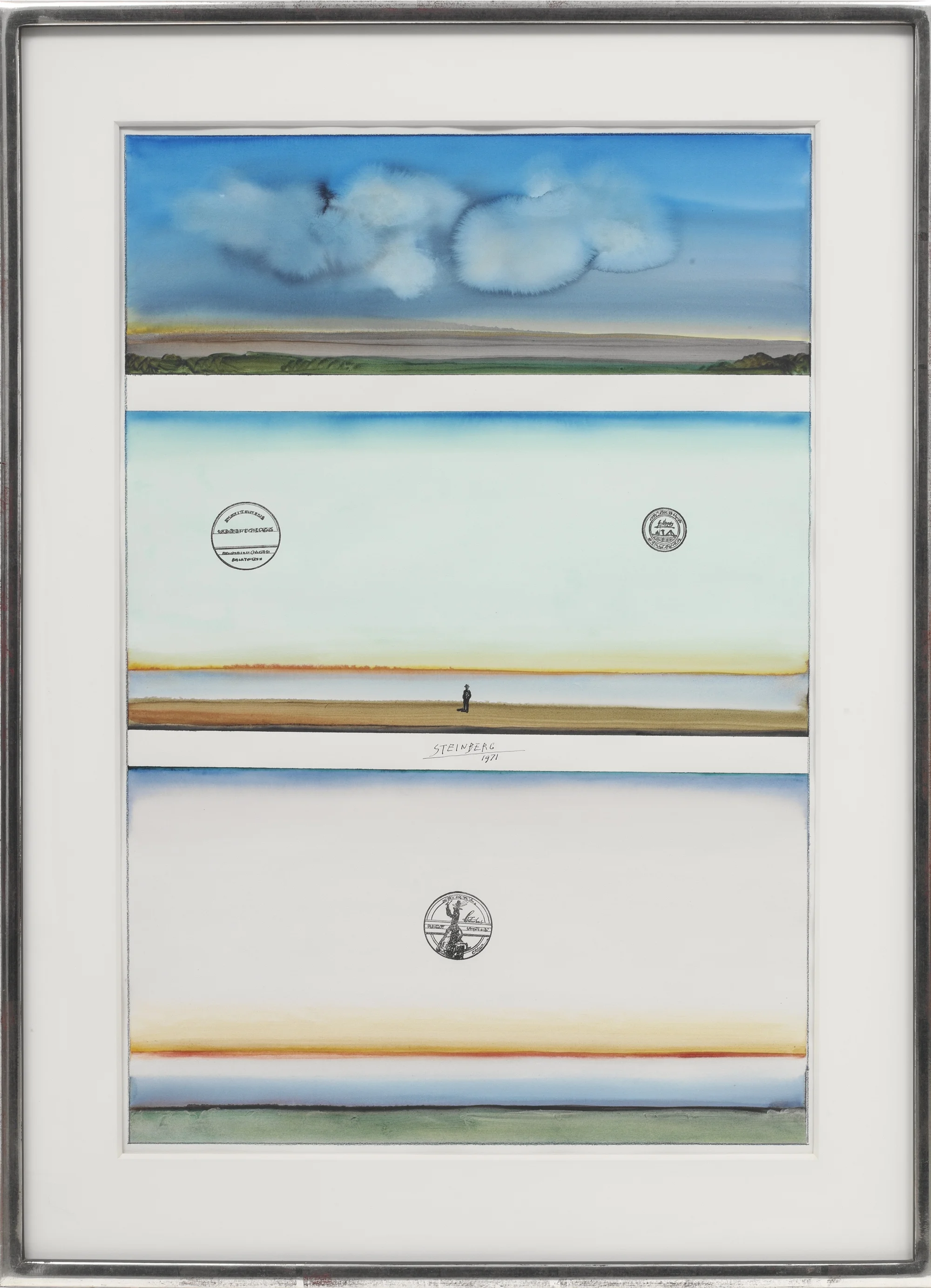 Sunsets #1 by Saul Steinberg