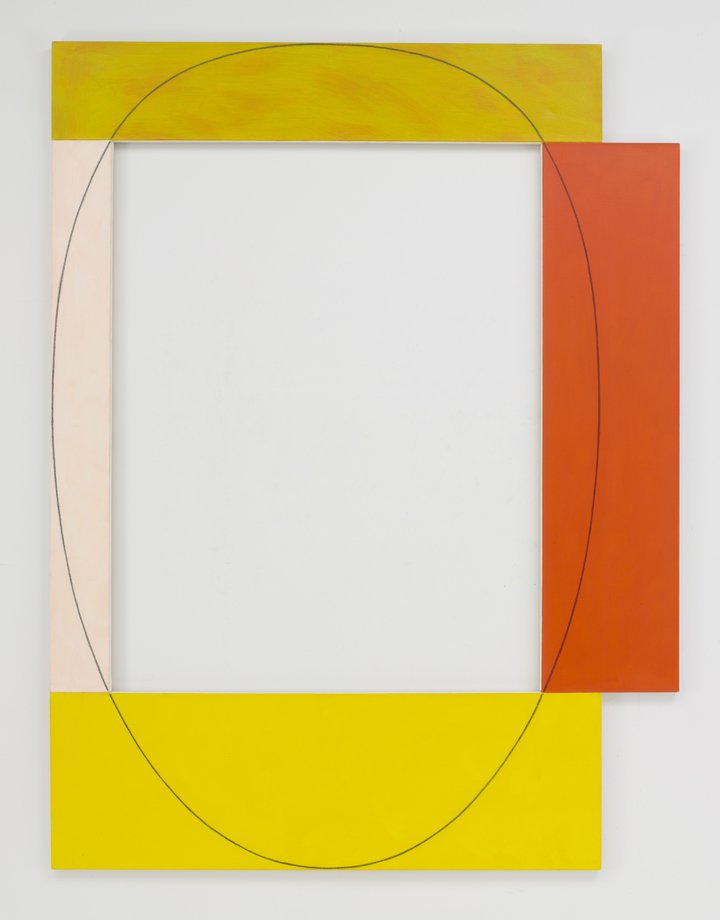 Robert Mangold — Four Color Frame Painting #15