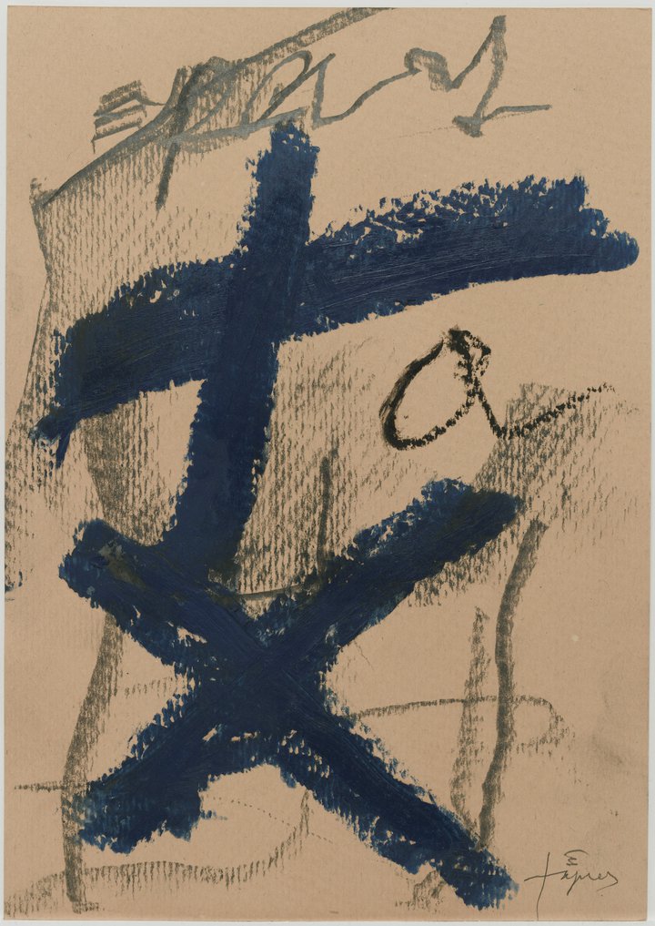 Antoni Tàpies — Signes blaus