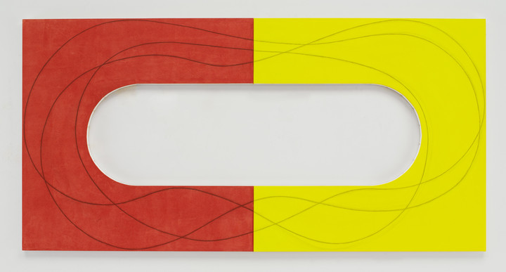 Robert Mangold — Red/Yellow Extended Frame