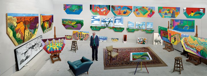 David Hockney — In the Studio, December 2017