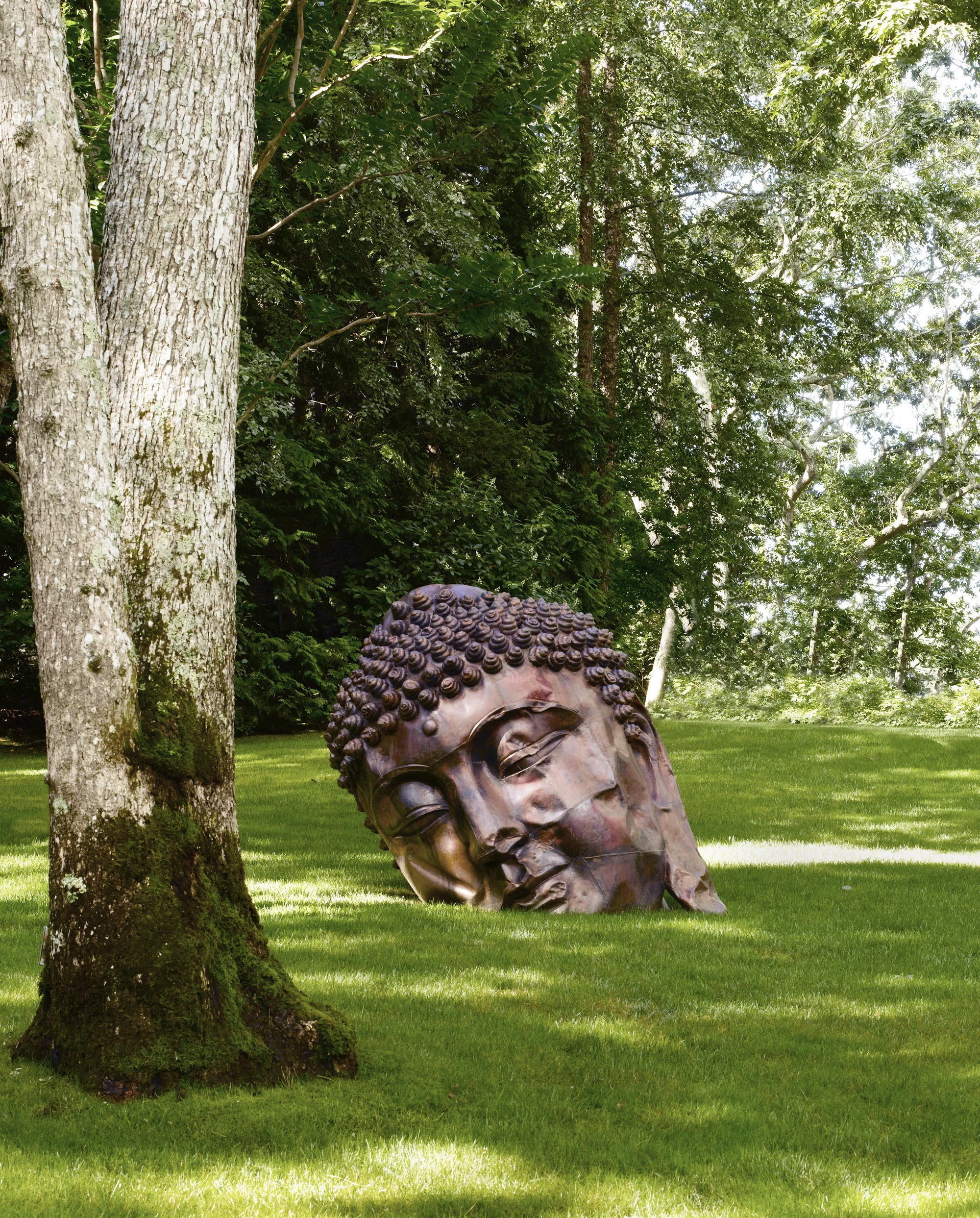 Long Island Buddha by Zhang Huan