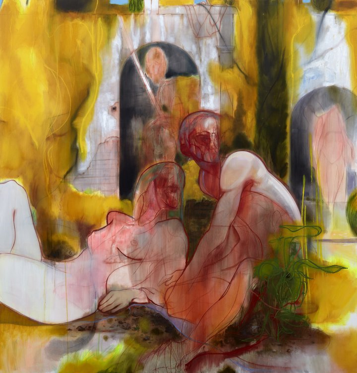 Nigel Cooke — Lovers in the Medici Garden