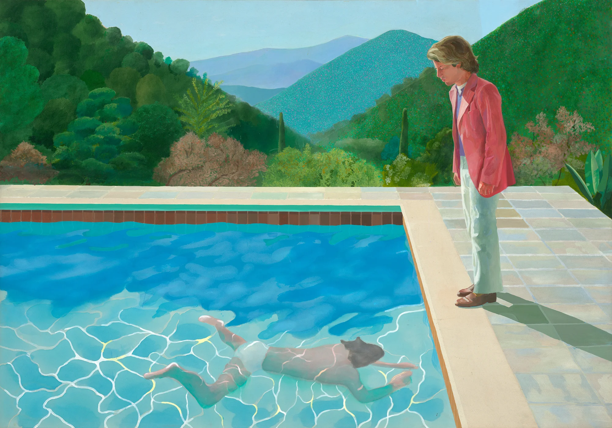 Portrait of an Artist (Pool with Two Figures) by David Hockney