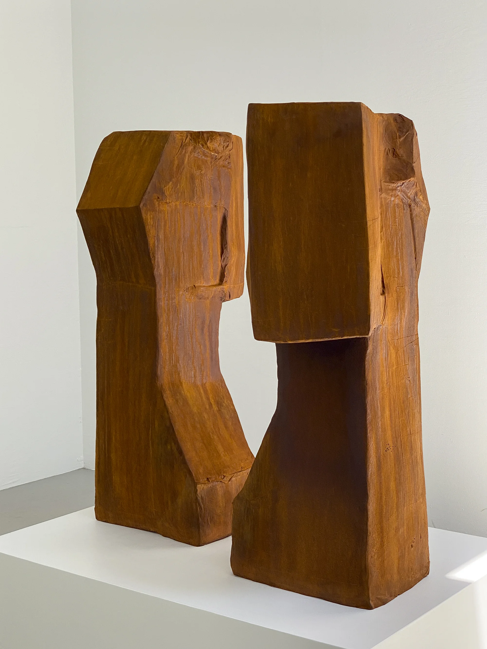 Iron Twins (for T Space) by Arlene Shechet