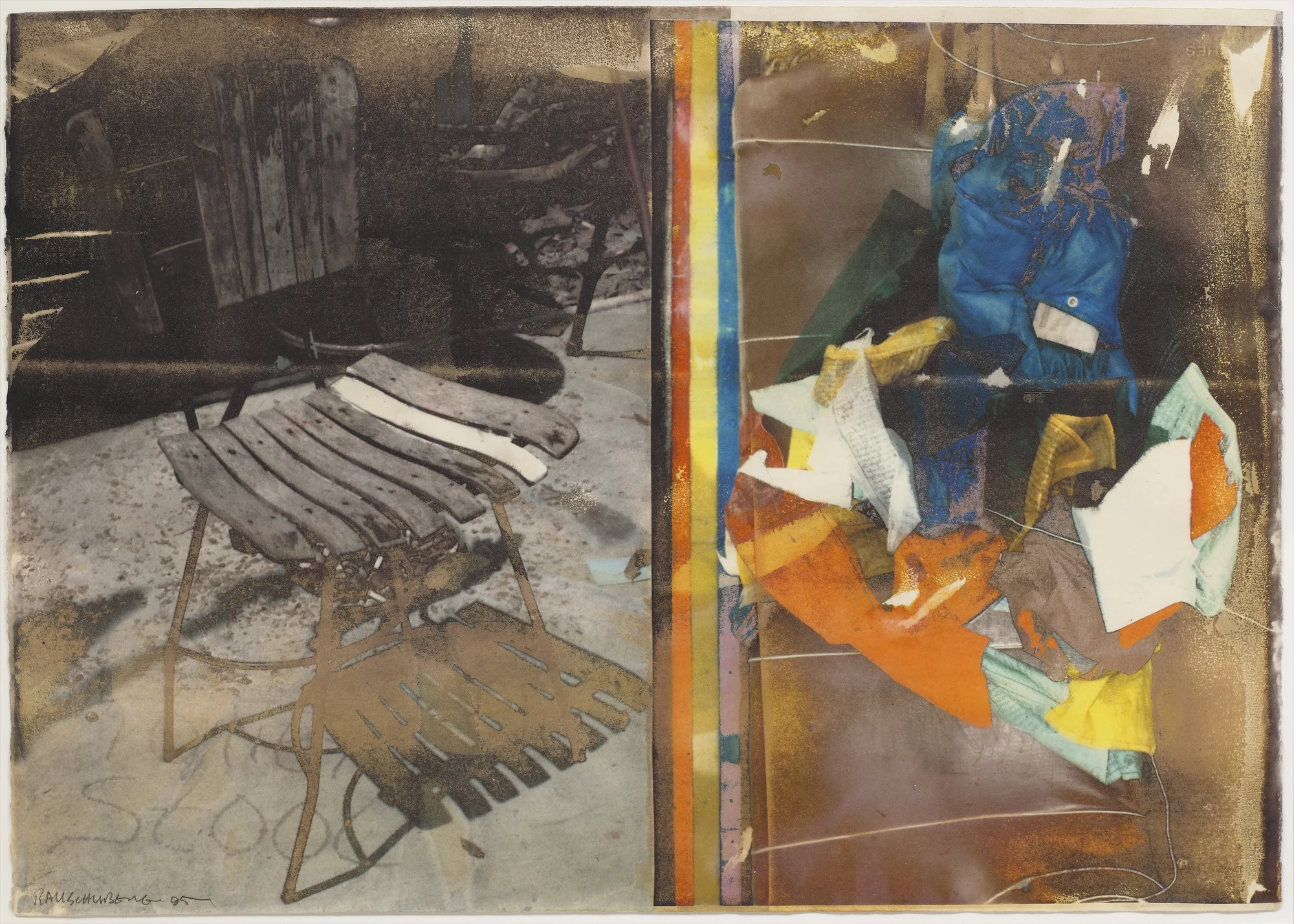 Special Place (Waterworks) by Robert Rauschenberg