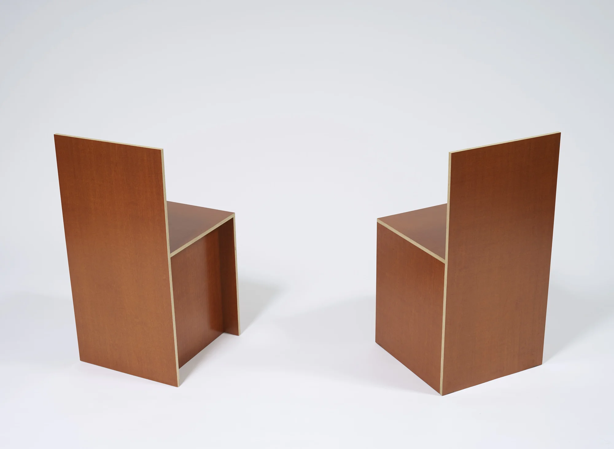 Chairs, no. 84 & no. 85 by Donald Judd