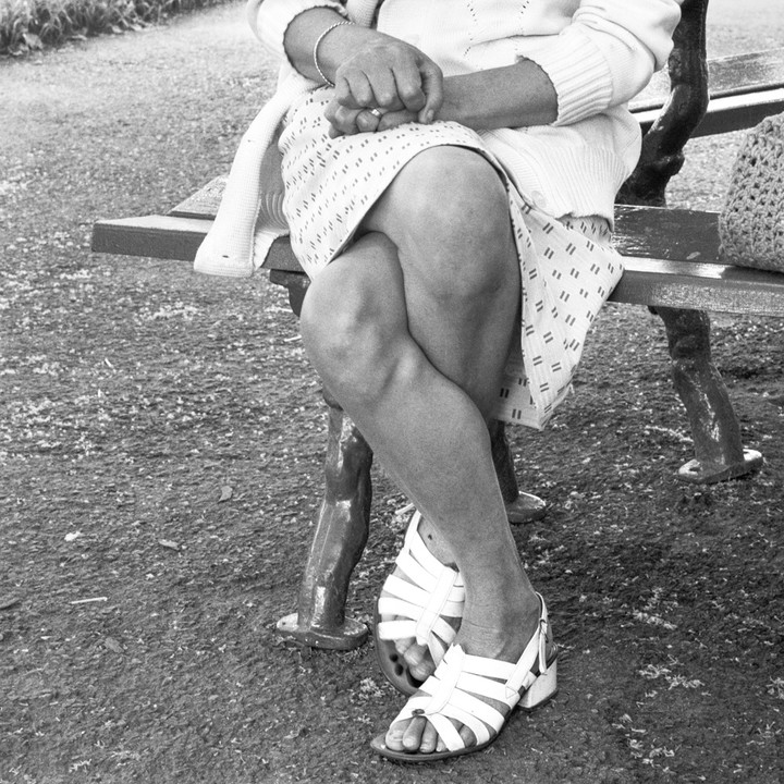 David Goldblatt — Woman on a bench. Joubert Park, Johannesburg.