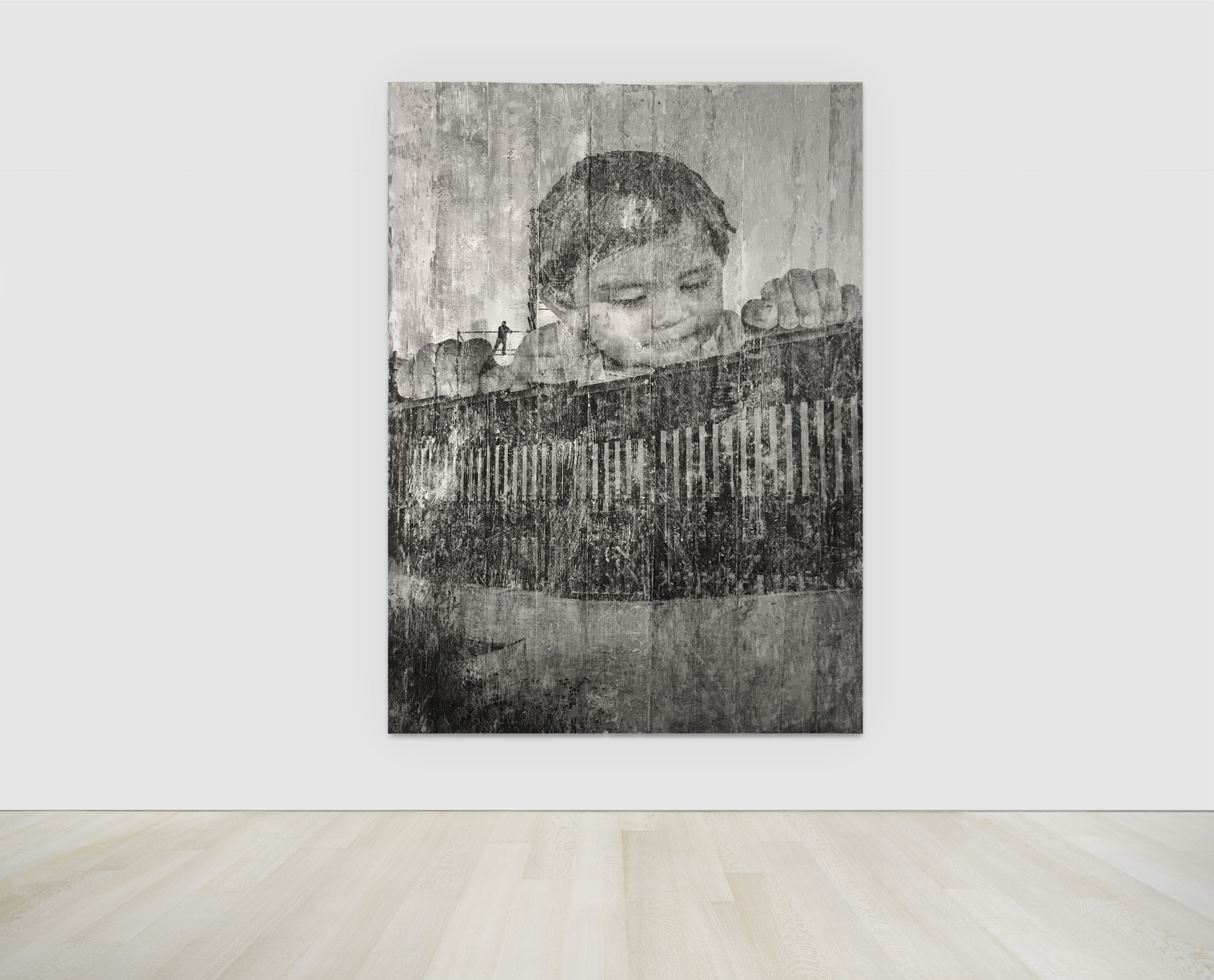 GIANTS, Kikito, September 6, 2017, 7.01 pm, Tecate, Mexico - U.S.A., by JR JR