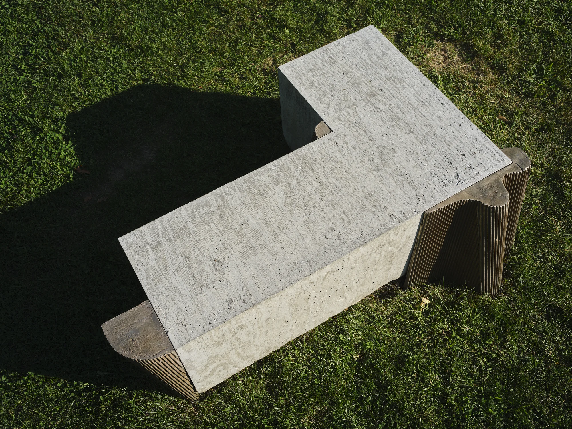 Pleat Seat (L) by Arlene Shechet