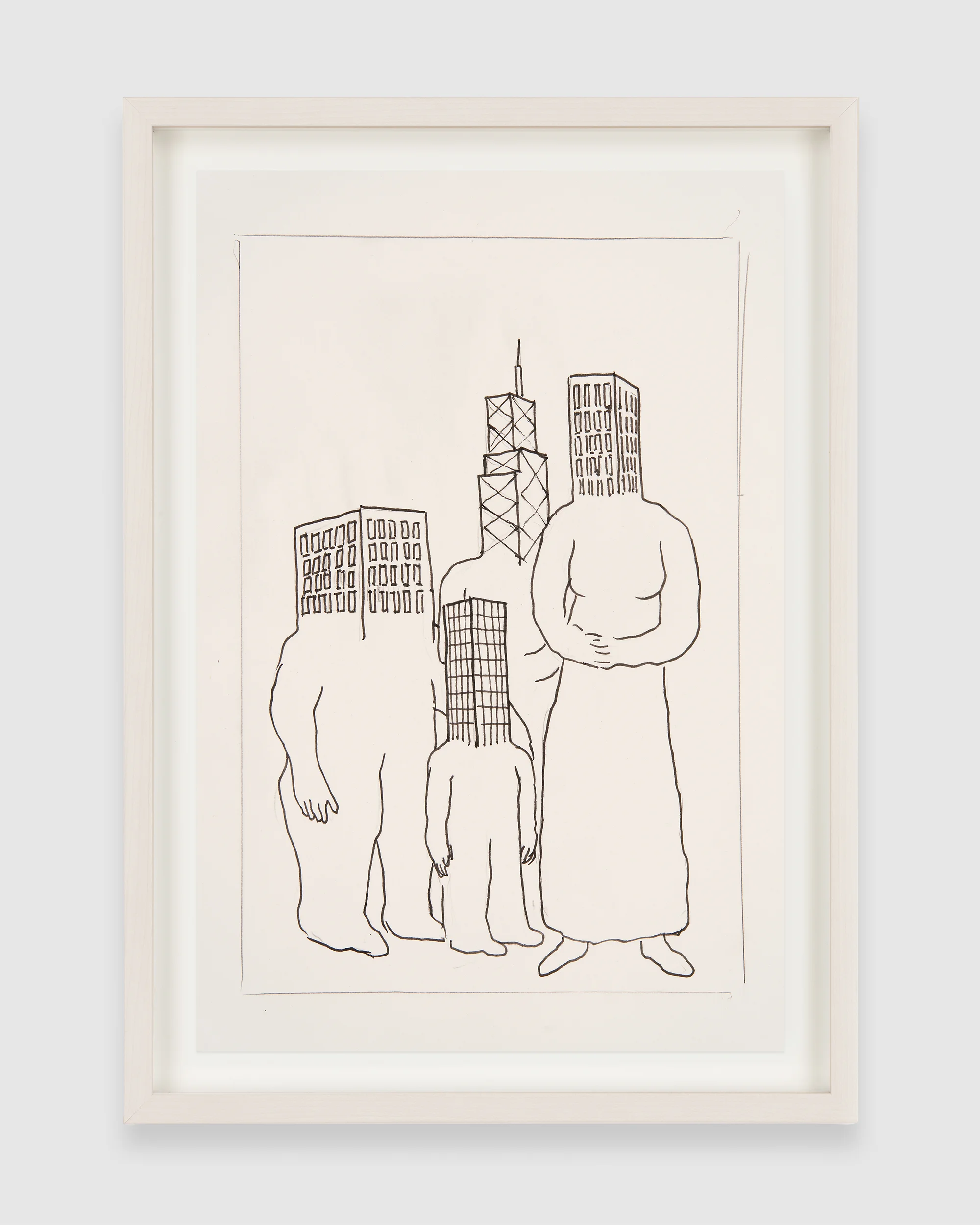 Human Skyline (For Wall Drawing) by David Byrne