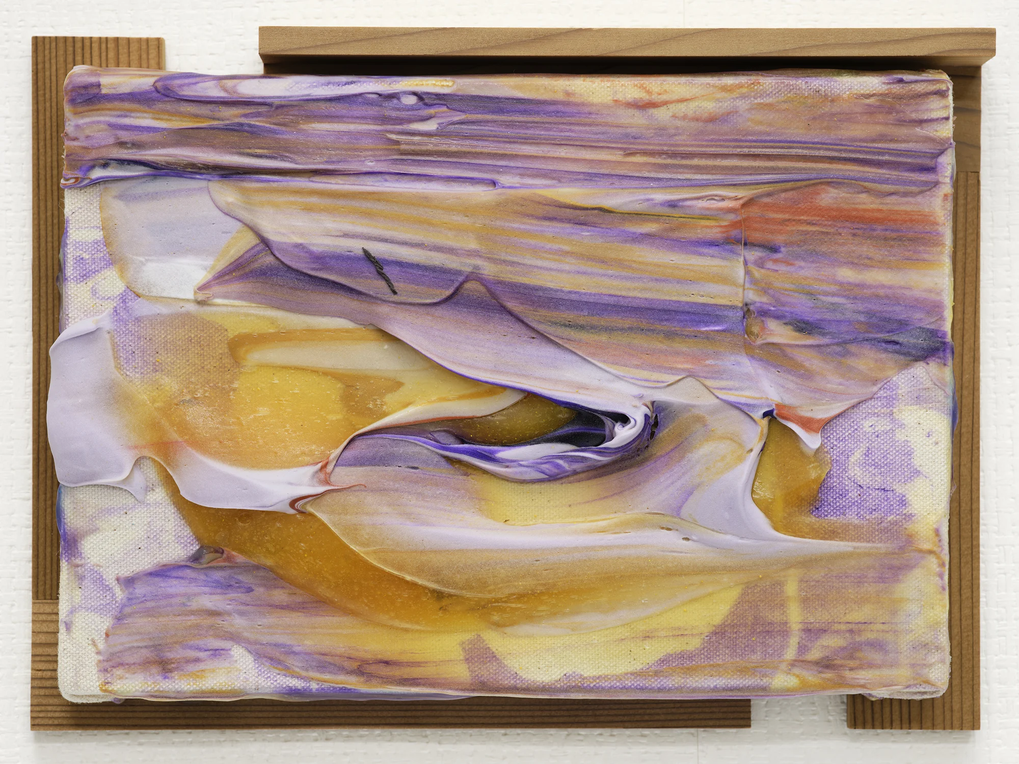 ‎‎Pitch flows seaward / what the fish swallow, they return as ambergris / Tyrian Purple / كَسَرَابٍ بِقِيعَةٍ‎ by Kenjiro Okazaki