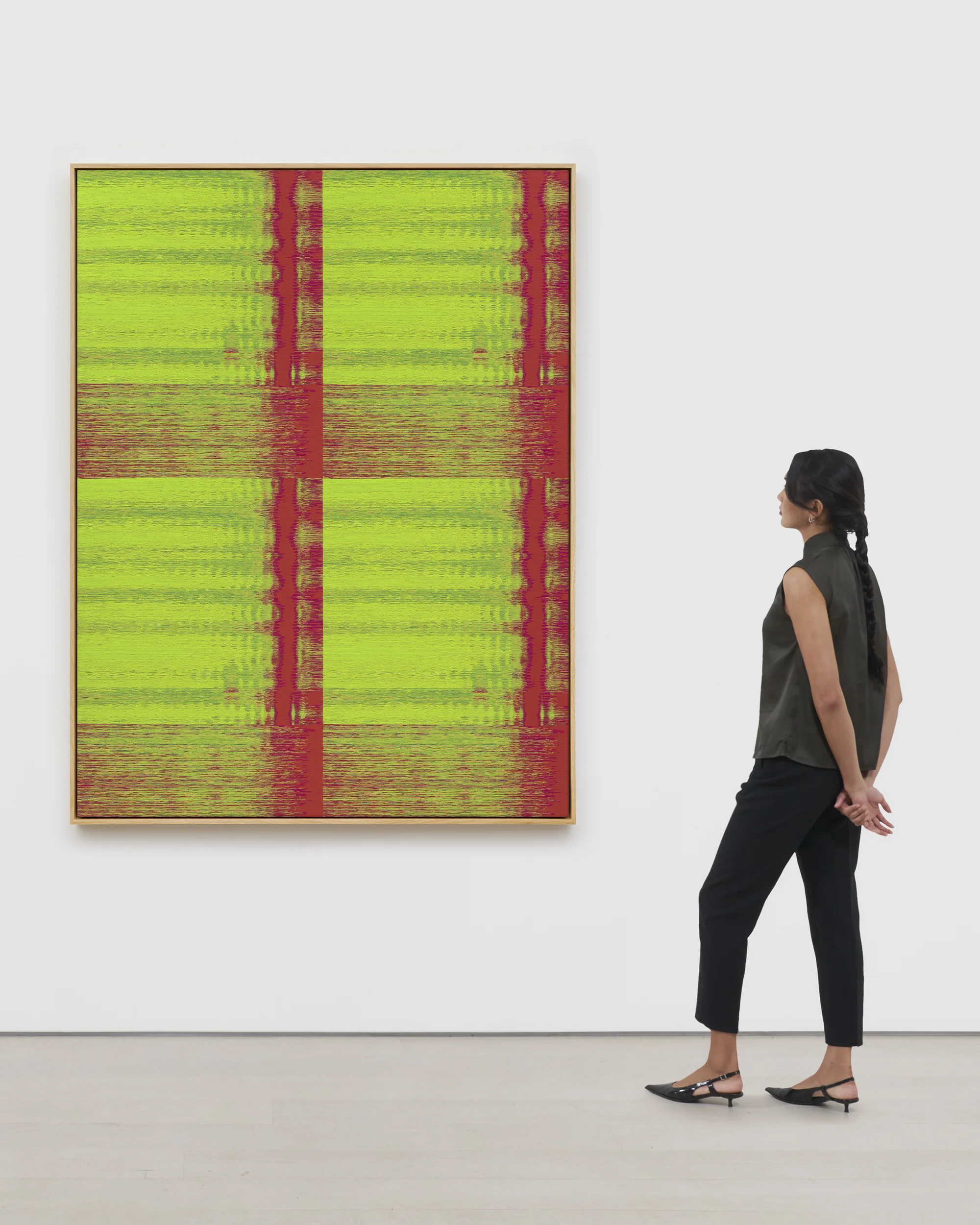 Negative Entropy (Sound Bath, Acid Green, Quad) by Mika Tajima