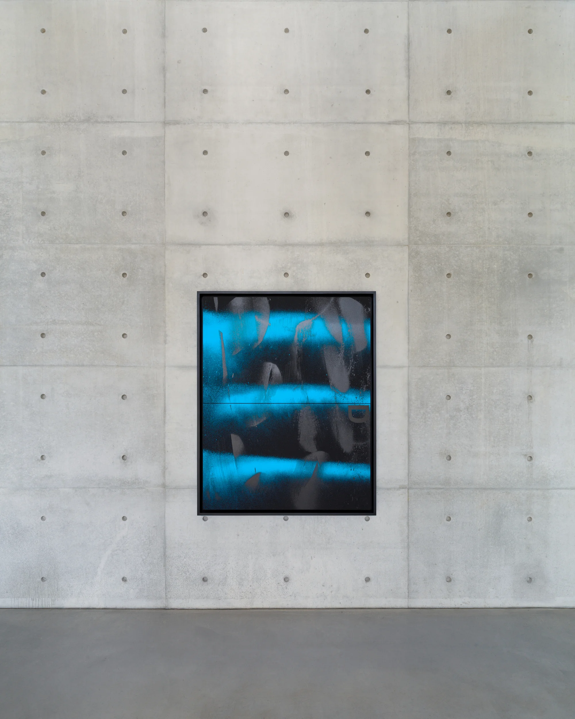 Installation view of Can I Be? by Adam Pendleton at the Langen Foundation