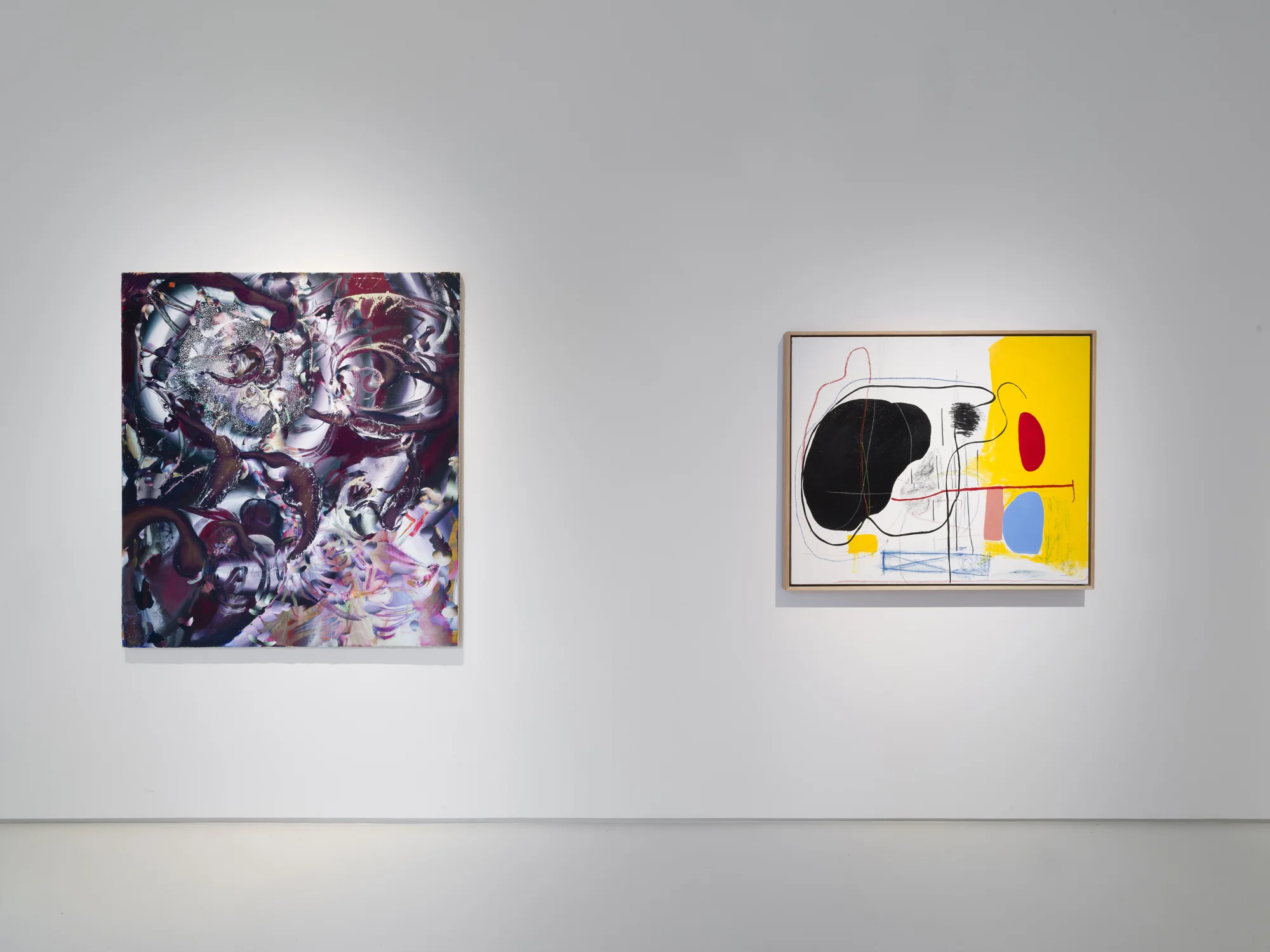 Installation view of Goodbye Sadness, Hello Sadness in Berlin
