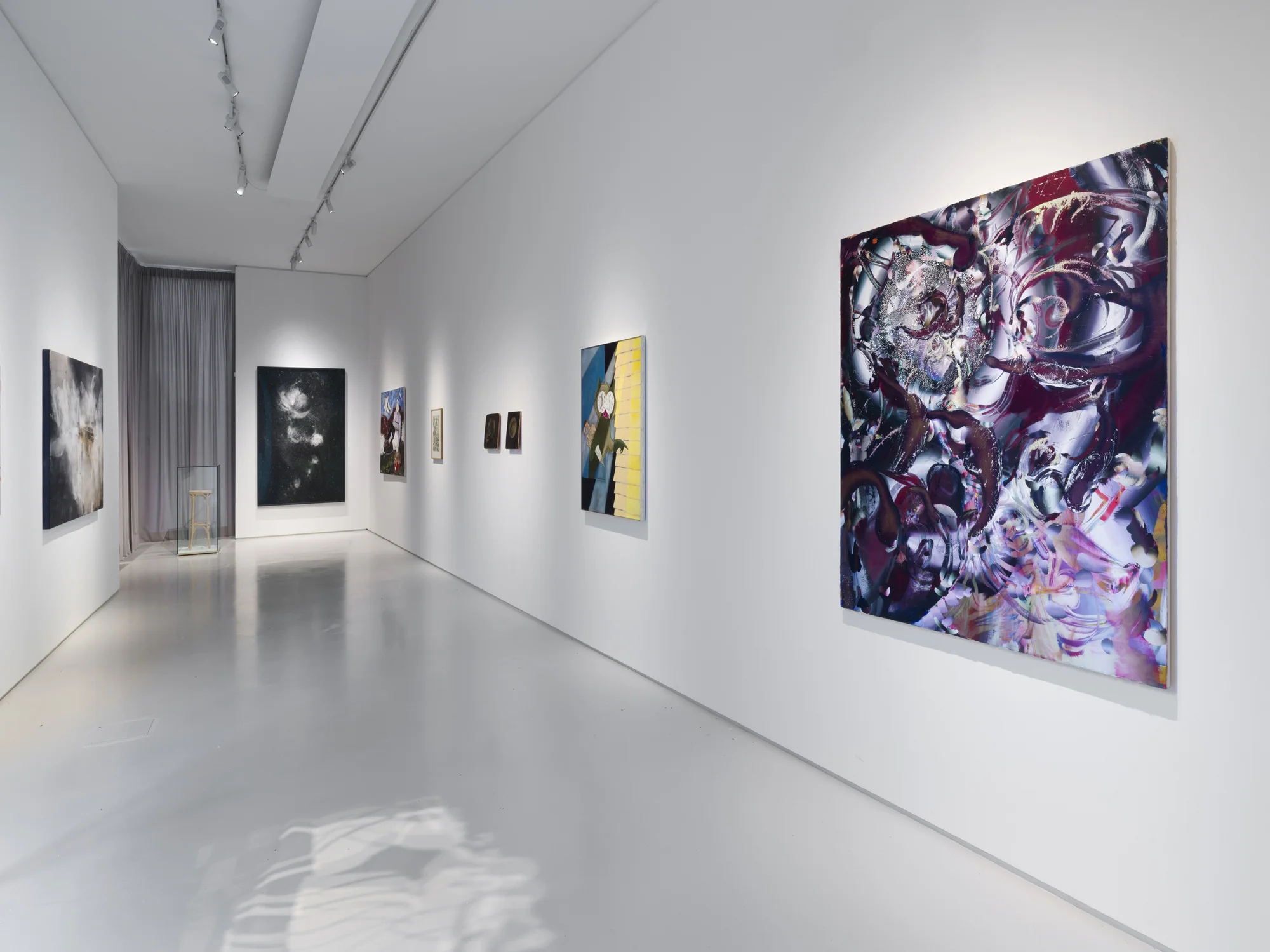 Installation view of Goodbye Sadness, Hello Sadness in Berlin