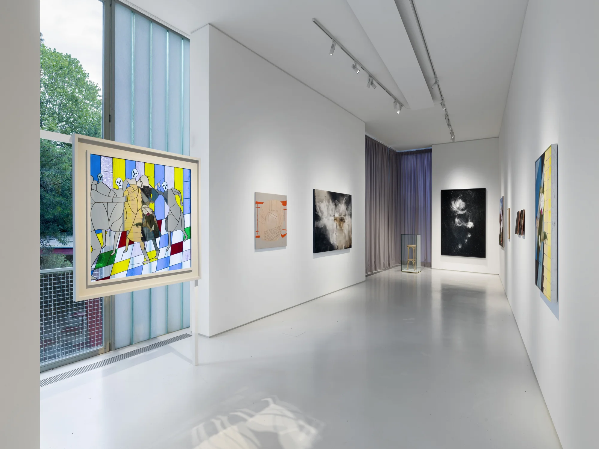 Installation view of Goodbye Sadness, Hello Sadness in Berlin