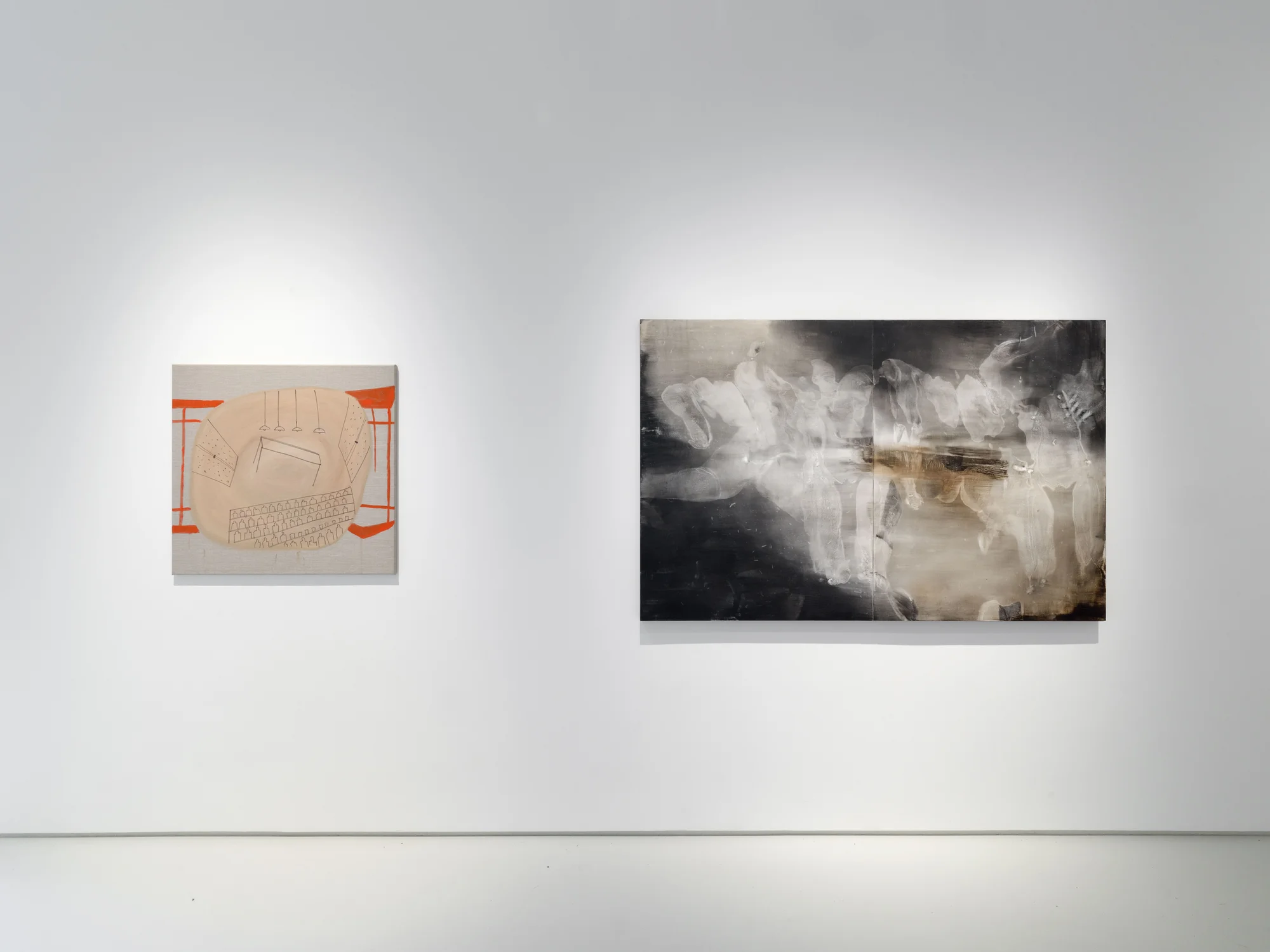 Installation view of Goodbye Sadness, Hello Sadness in Berlin