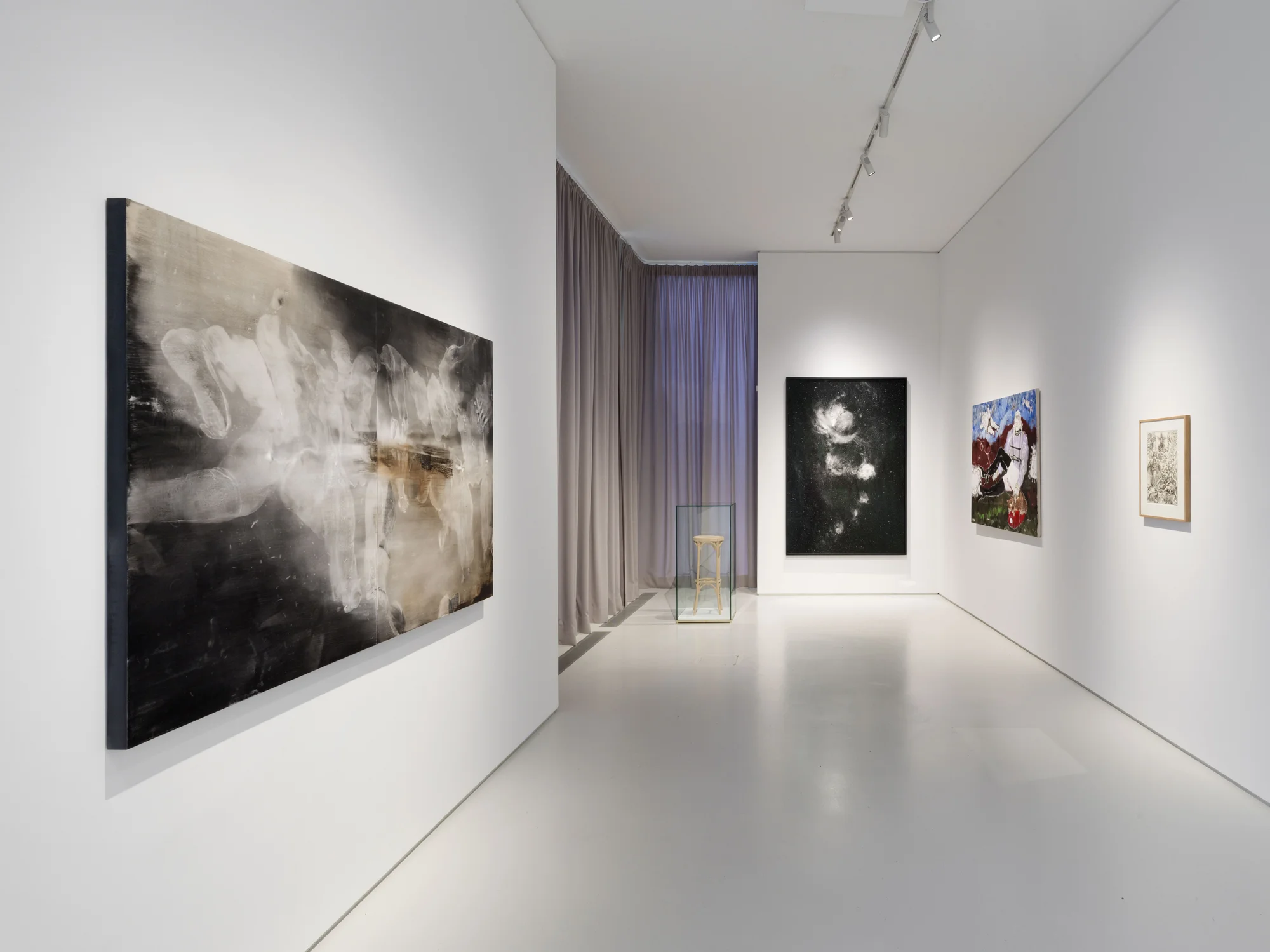 Installation view of Goodbye Sadness, Hello Sadness in Berlin