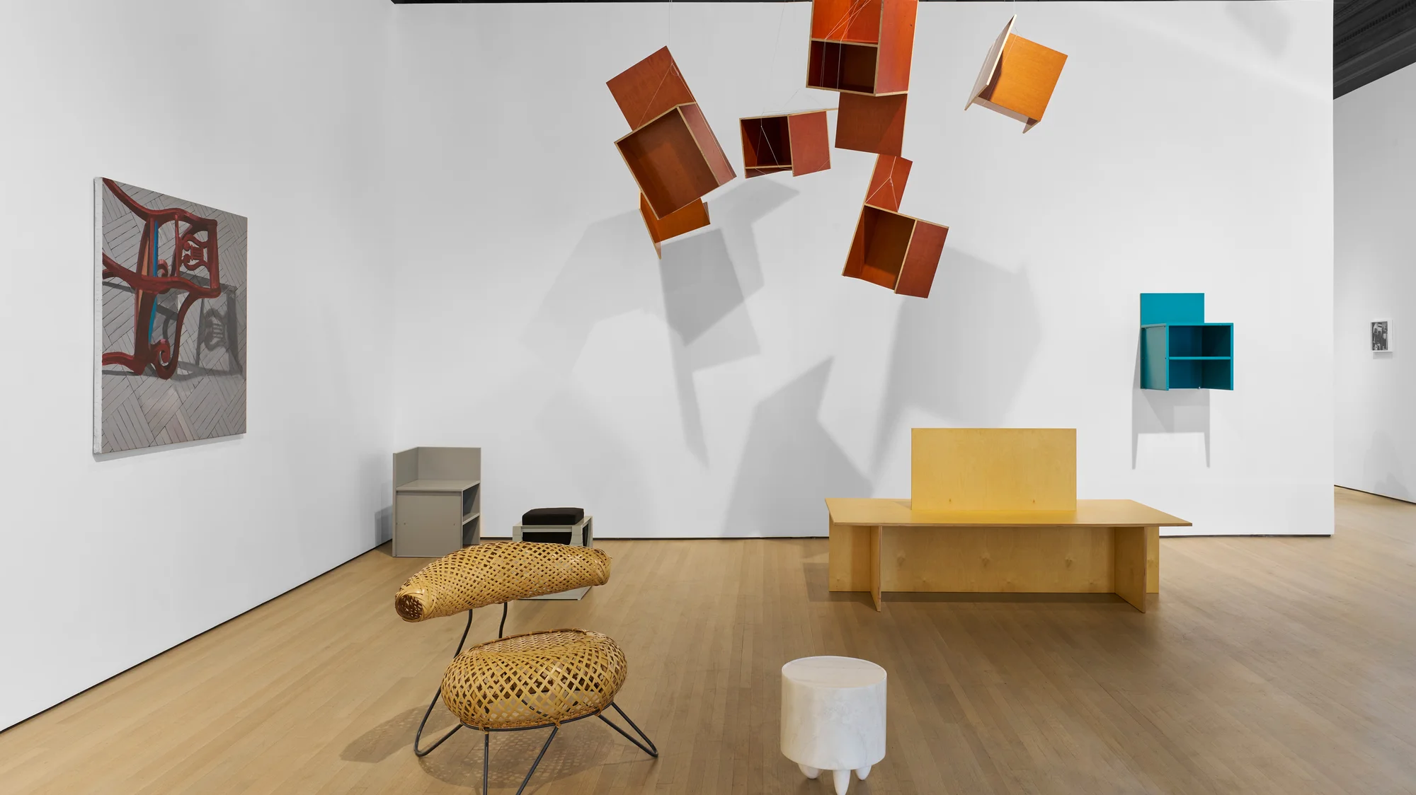 Installation view of CHAIR SHOW at 125 Newbury