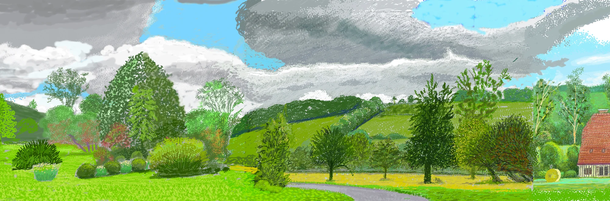 A Year in Normandie by David Hockney