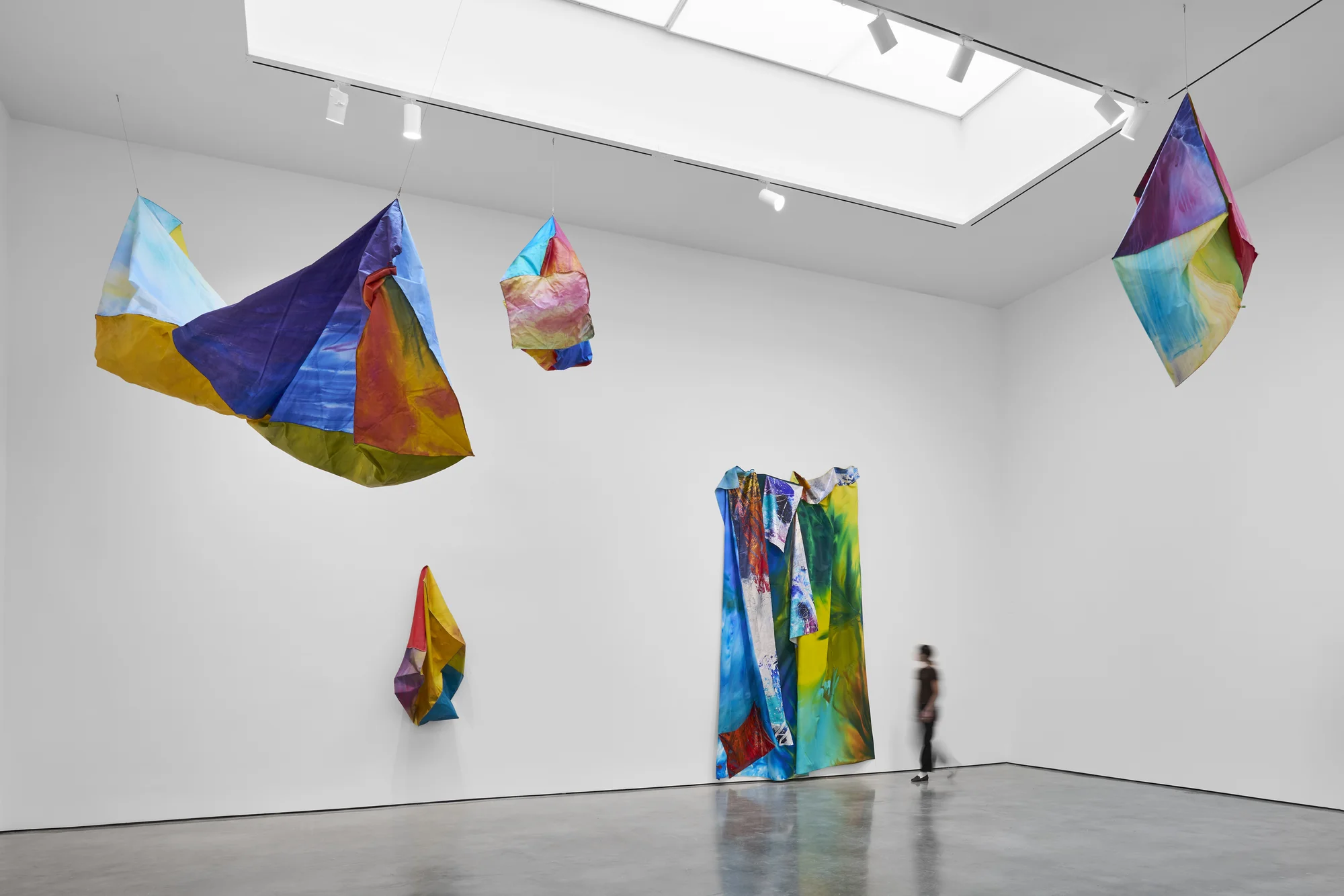Installation view of STITCHED by Sam Gilliam