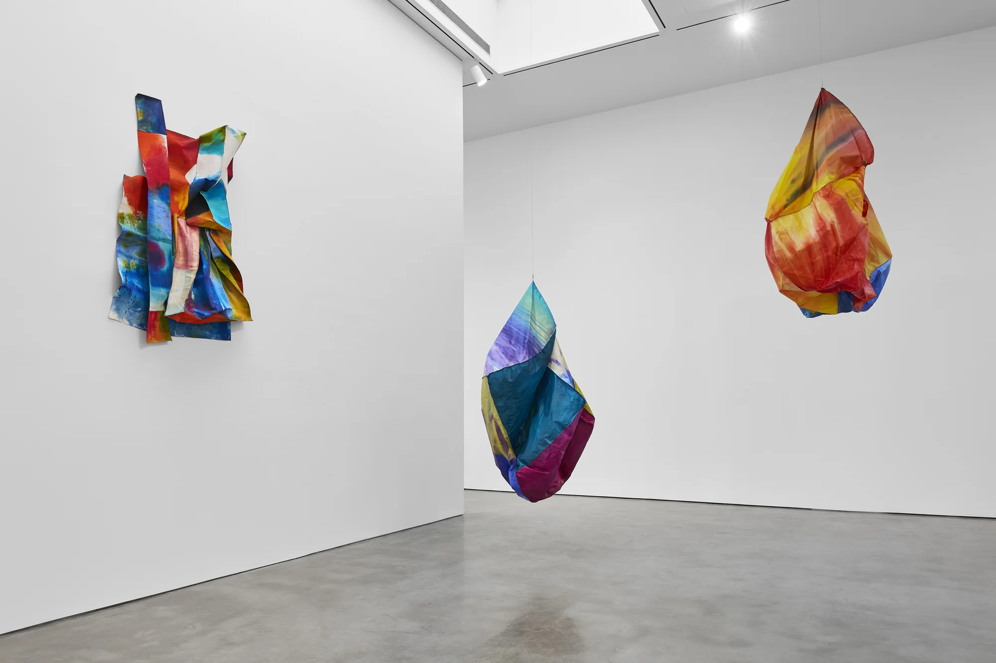 Installation view of STITCHED by Sam Gilliam