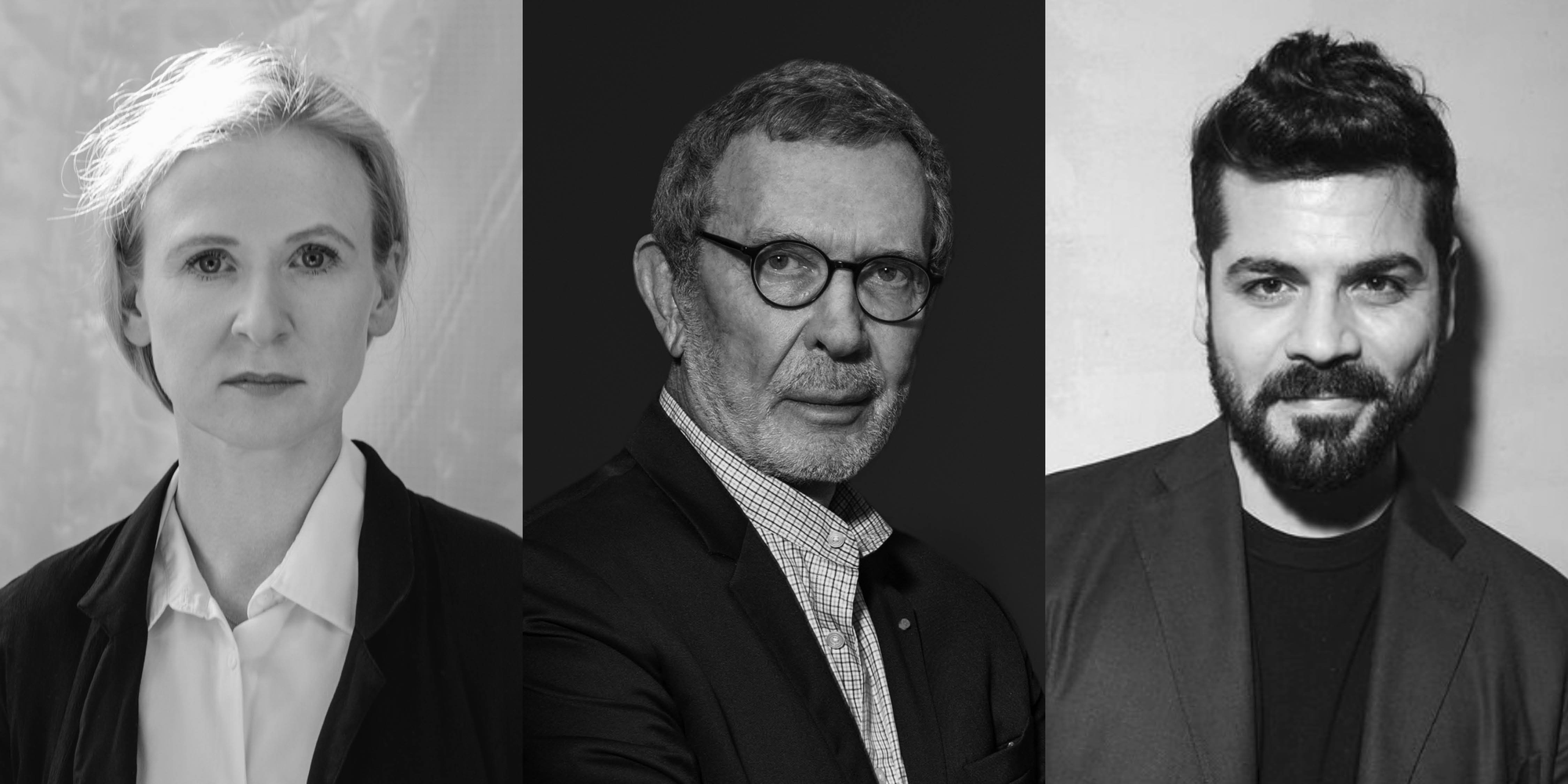 Composite of Alicja Kwade, Arne Glimcher, and Oliver Shultz.