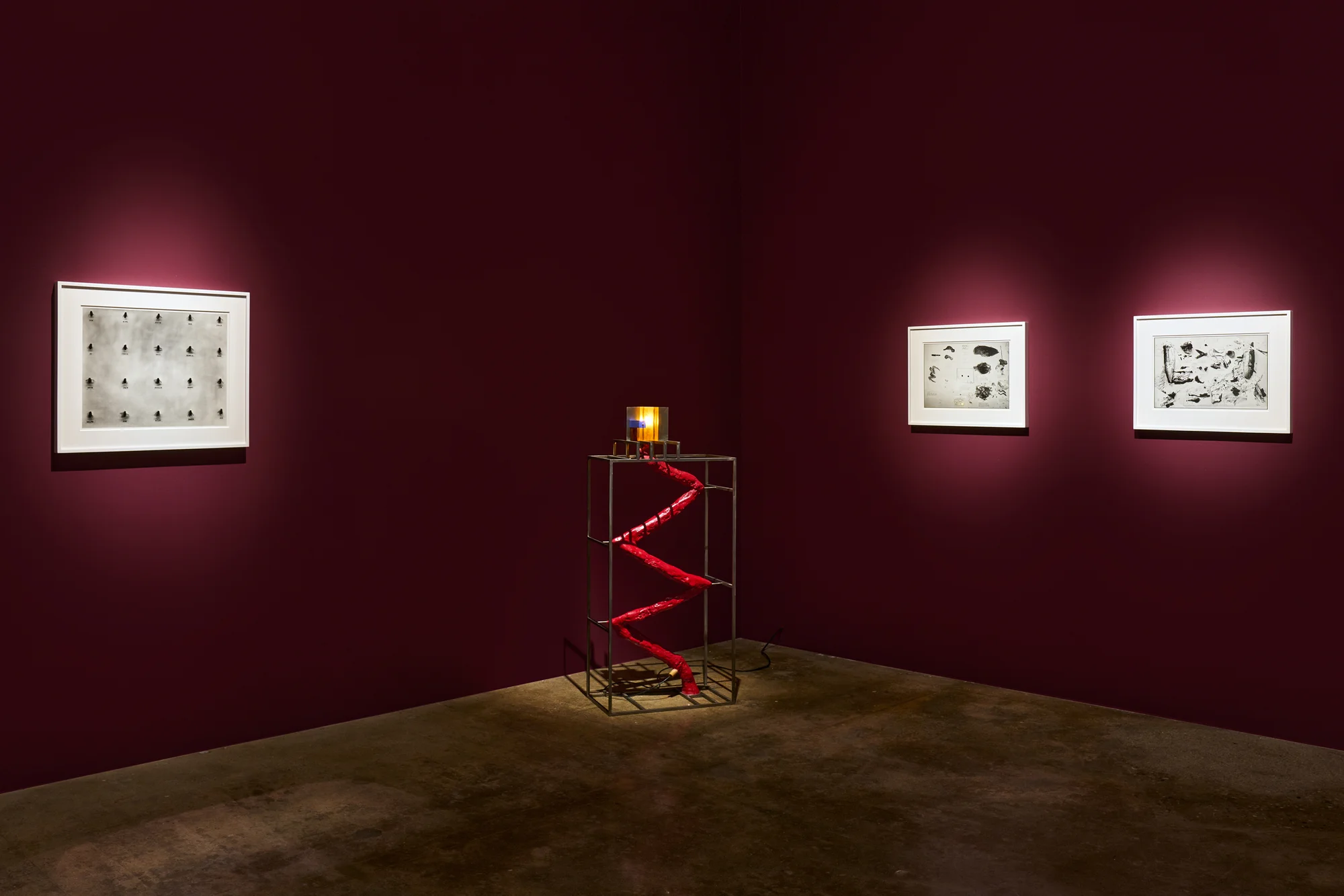 Installation view of LA by David Lynch