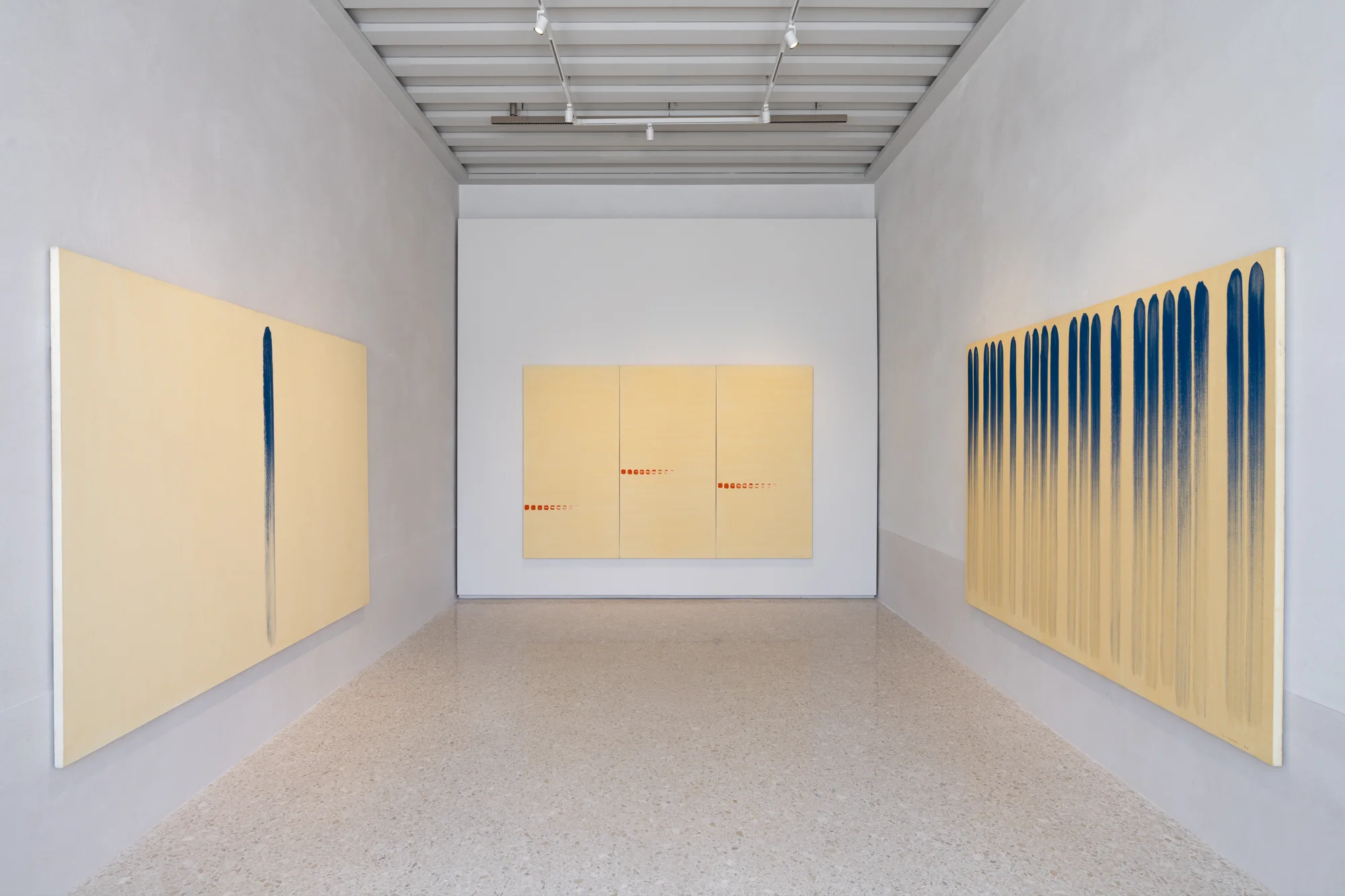 Installation view of Lee Ufan at San Marco Art Centre in Venice