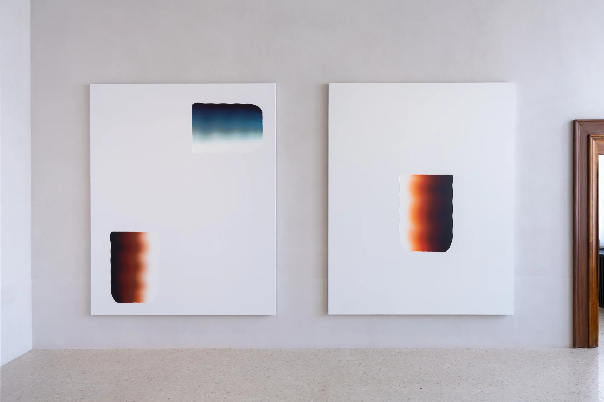 Installation view of Lee Ufan at San Marco Art Centre in Venice