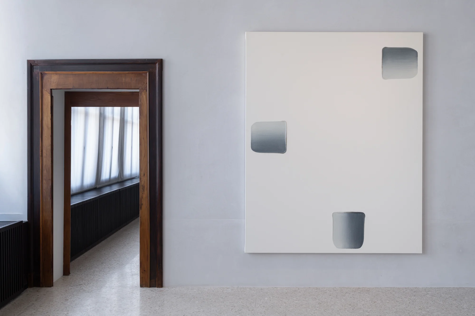 Installation view of Lee Ufan at San Marco Art Centre in Venice