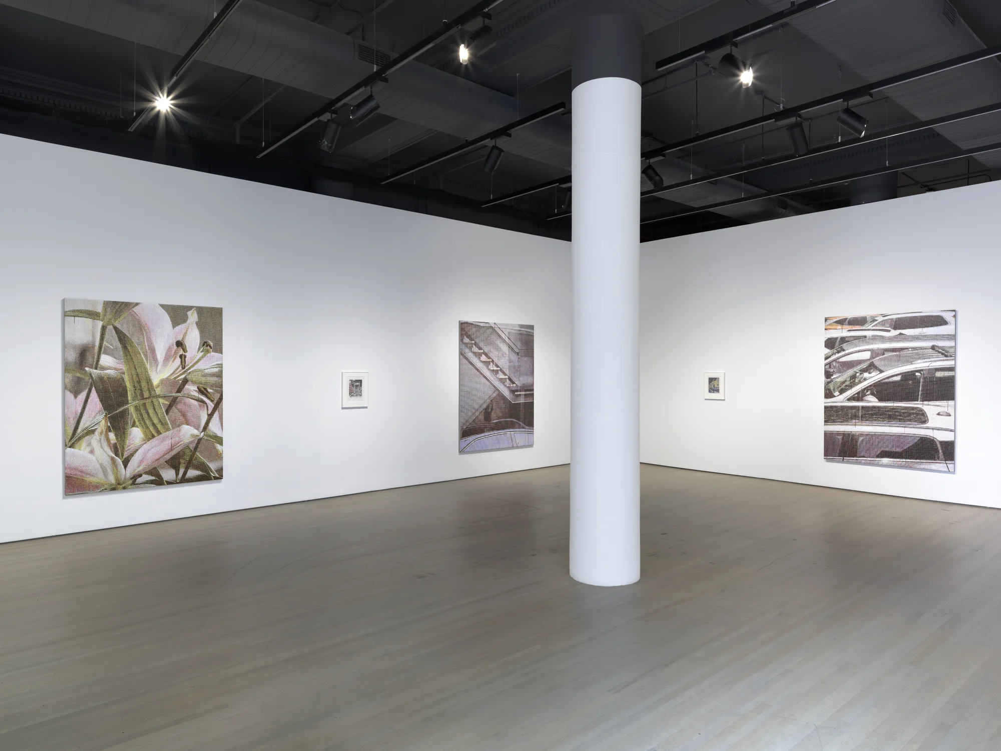 Installation view of Recent Work by Asher Liftin
