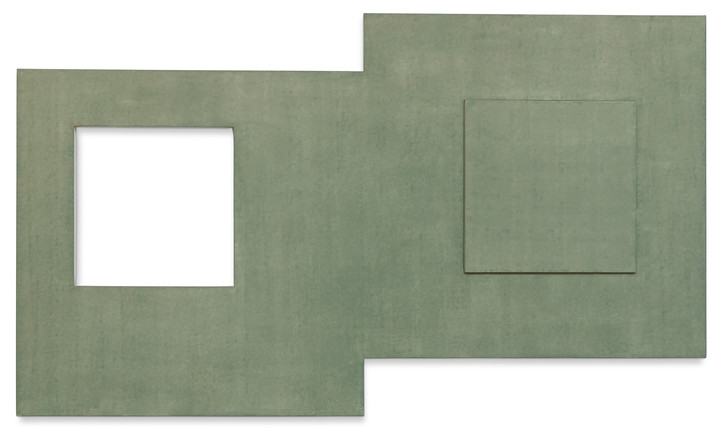 Robert Mangold — Two Squares Within a Double Square