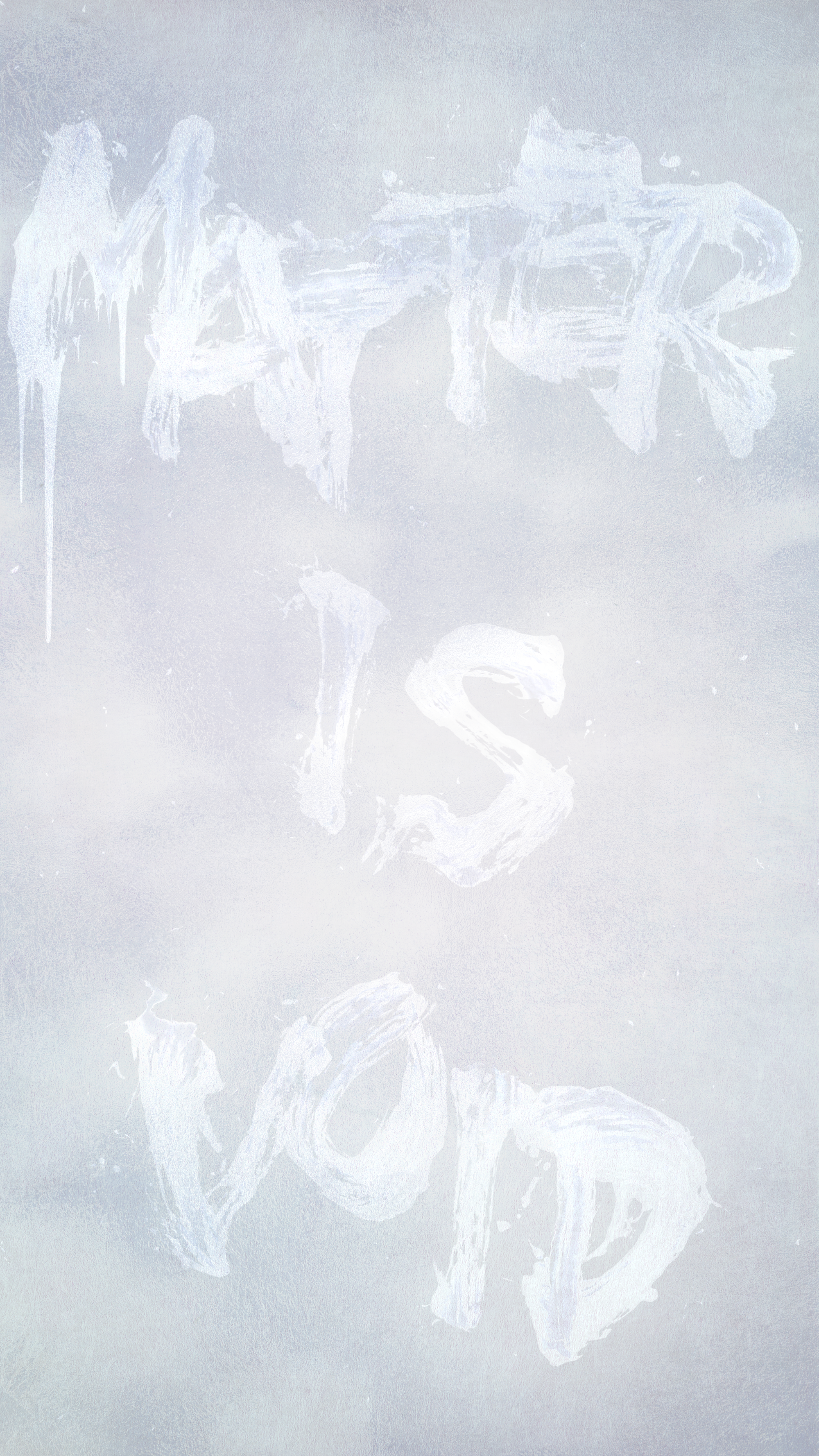 Main_Matter is Void - White in White