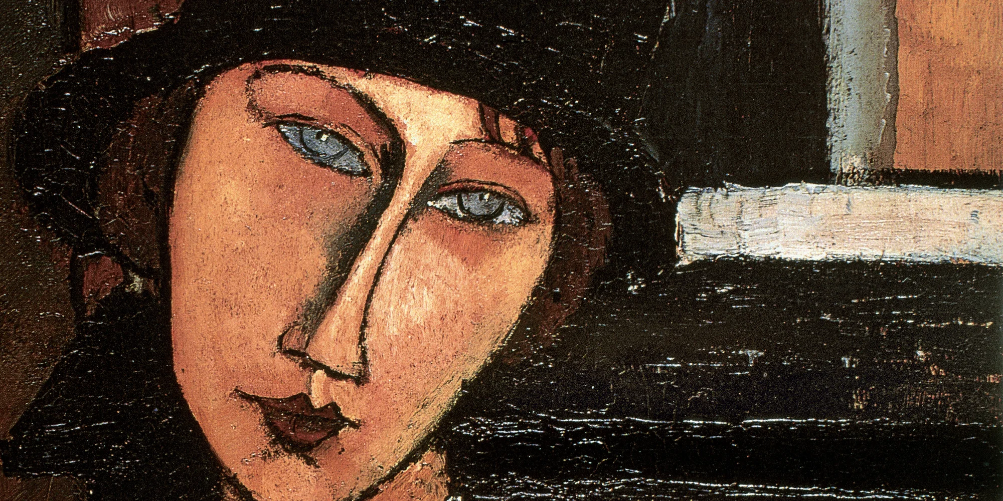 Portrait de Jeanne Hébuterne au chapeau cloche by Amedeo Modigliani