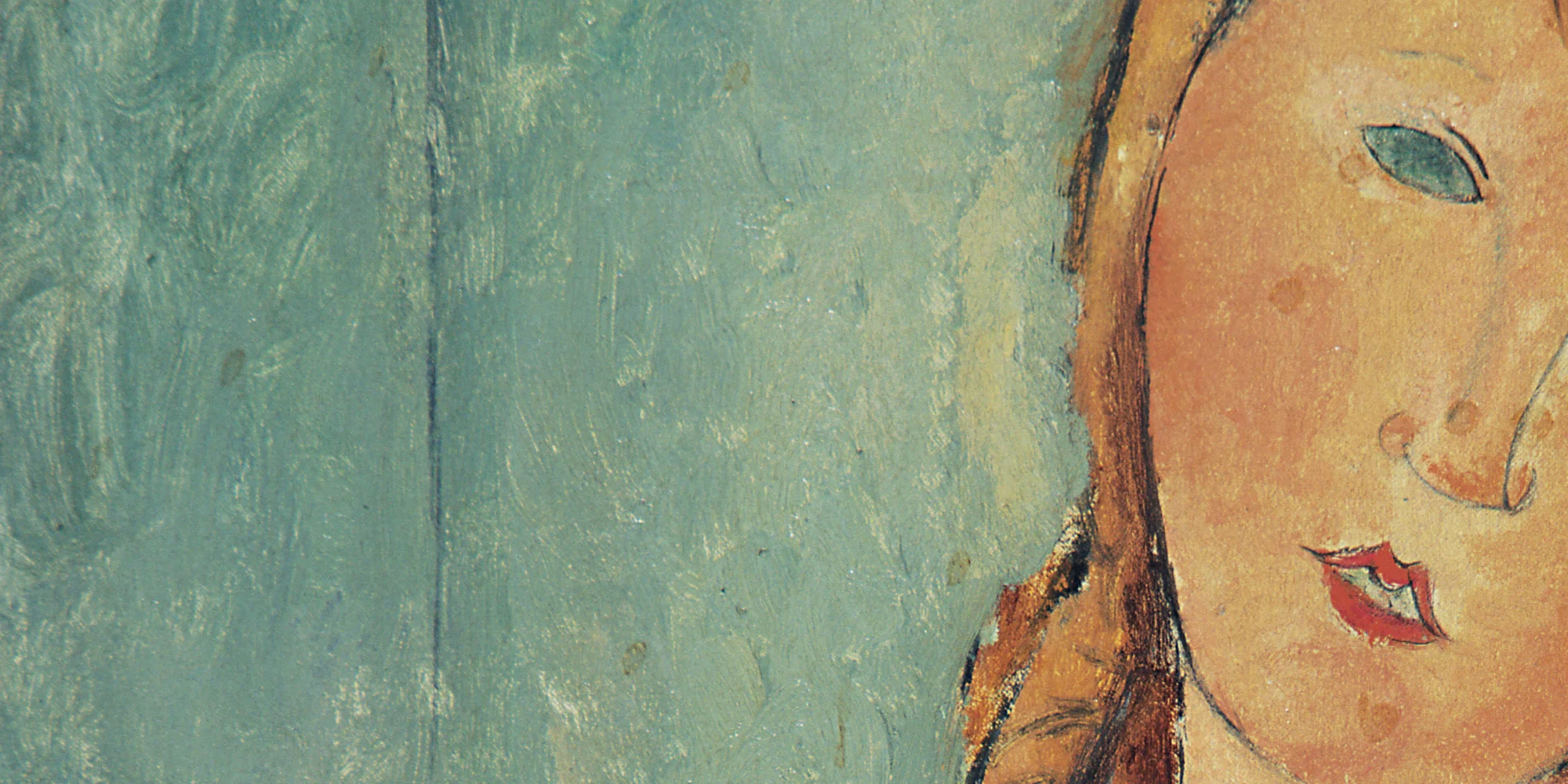 Jeune femme rousse en chemise by Amedeo Modigliani