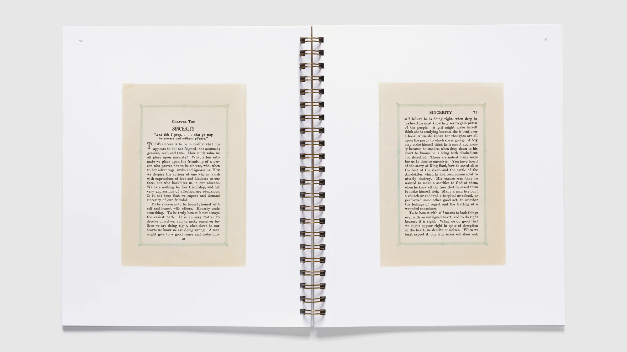 Interior spread of Maysha the Fool by Maysha Mohamedi