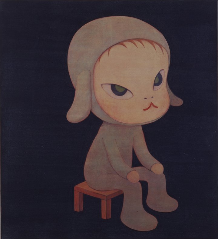 Yoshitomo Nara — Sleepless Night Sitting