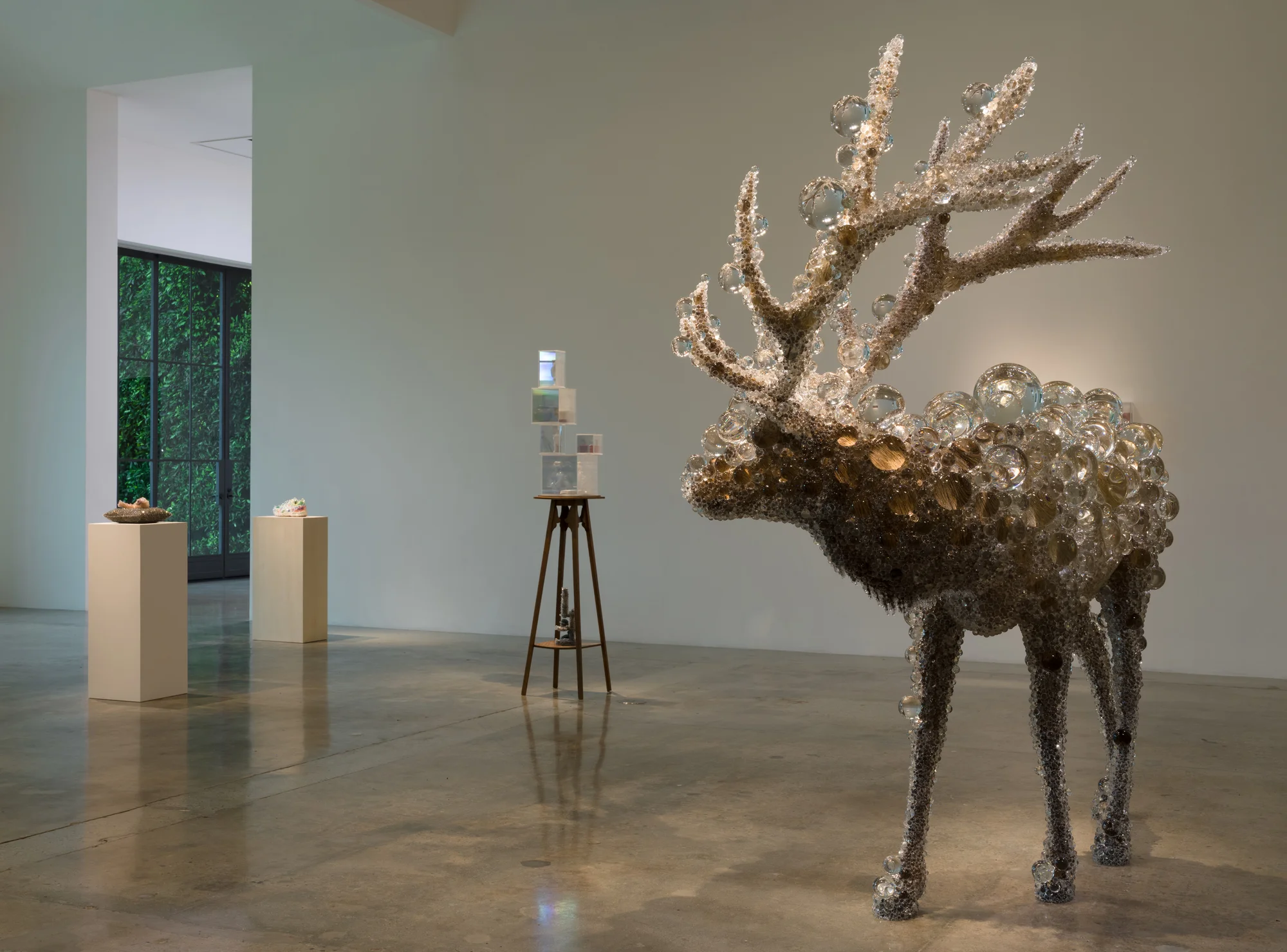 Installation view of Photon Camp by Kohei Nawa