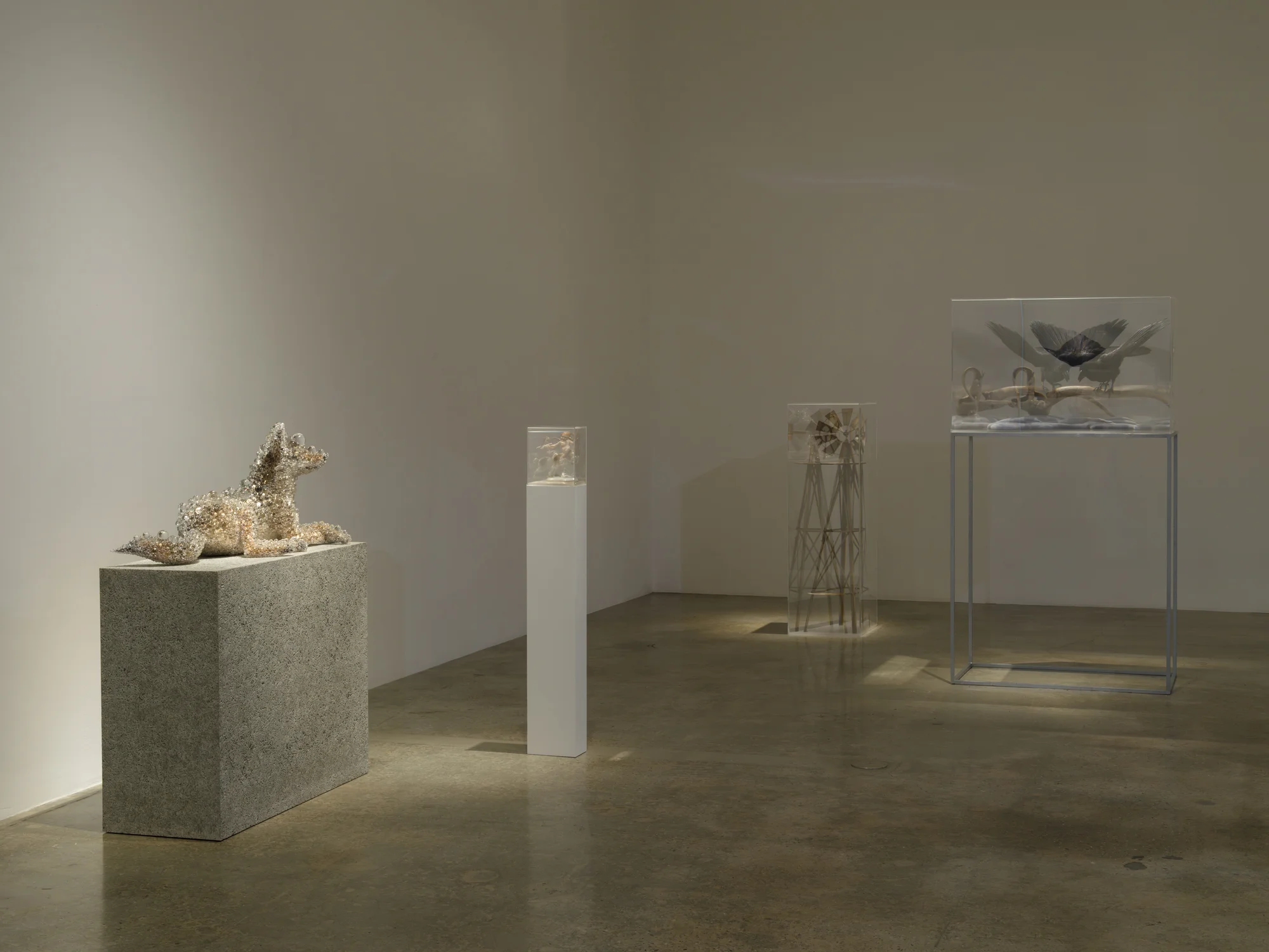 Installation view of Photon Camp by Kohei Nawa