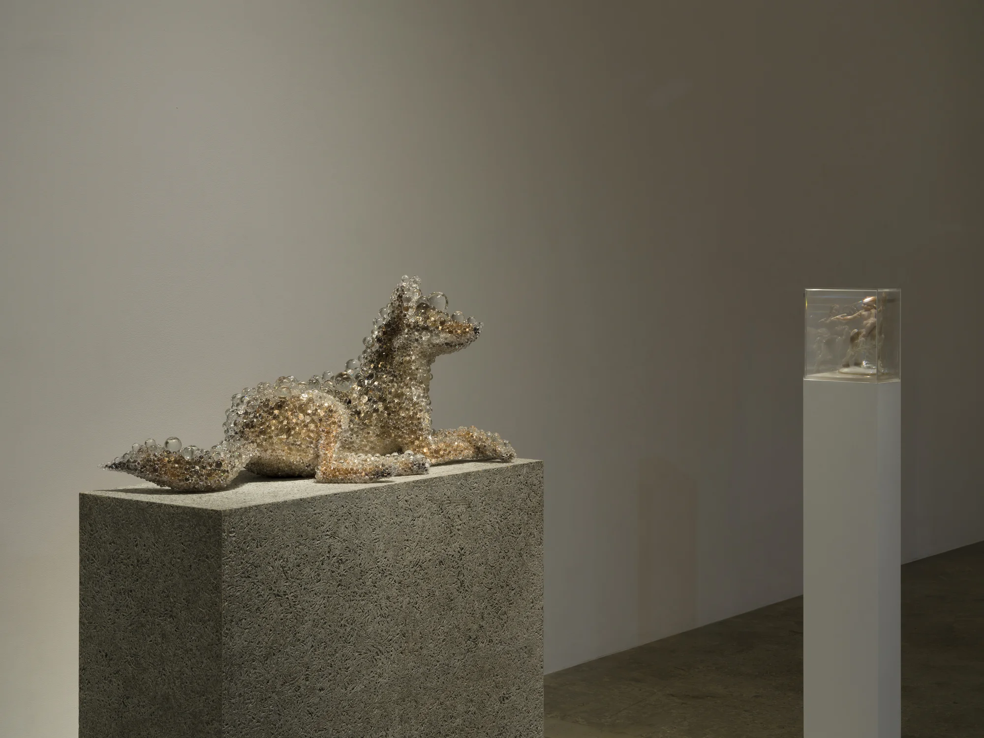 Installation view of Photon Camp by Kohei Nawa