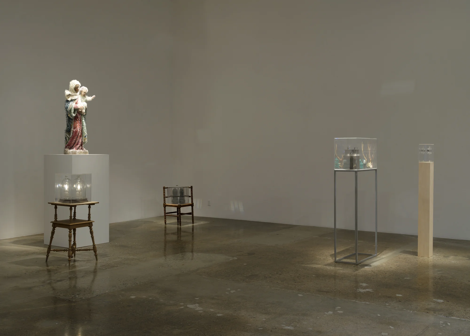 Installation view of Photon Camp by Kohei Nawa