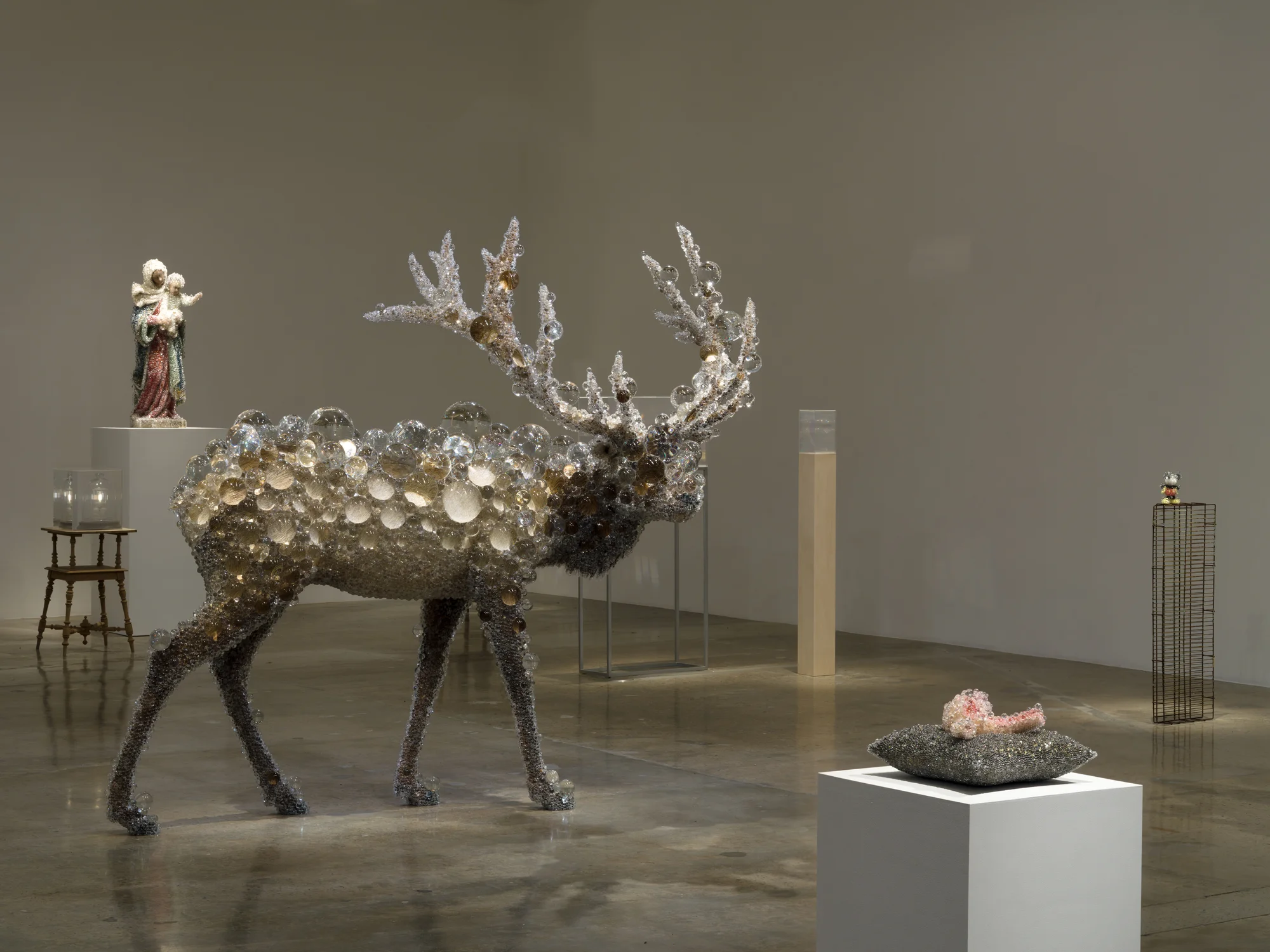Installation view of Photon Camp by Kohei Nawa